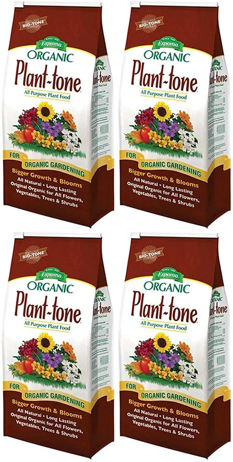 Espoma PT4 4-Pound Plant-Tone Organic 5-3-3 Plant Food - 4 Pack