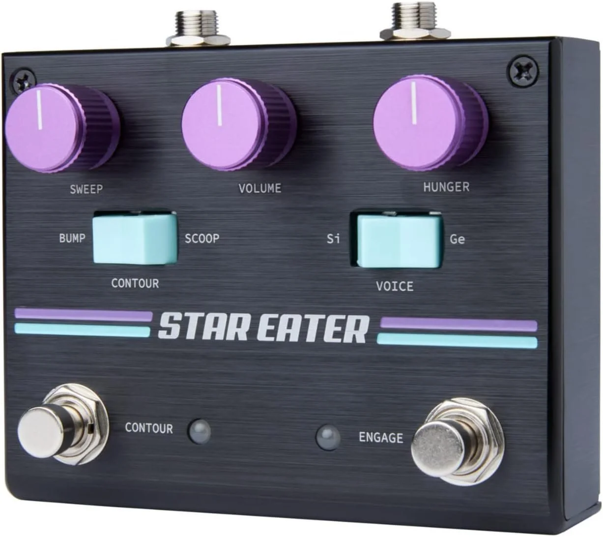 Pigtronix Star Eater Analog Fuzz Effects Pedal Black