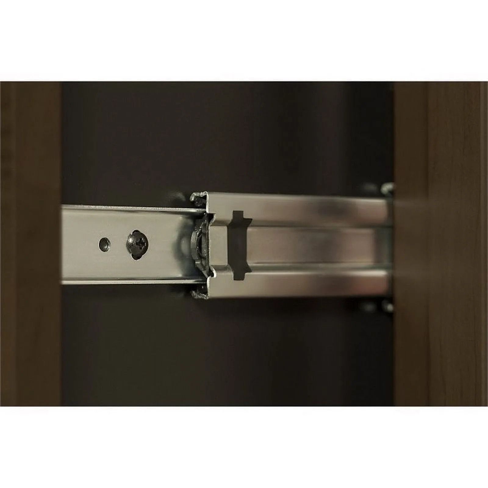 Home Square 2 Piece Engineered Wood Mobile Filing Cabinet Set in Mocha Cherry