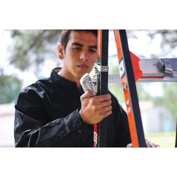 Little Giant Select Step, Model 6-10 ft, 375 lbs Rated, Fiberglass Adjustable Stepladder