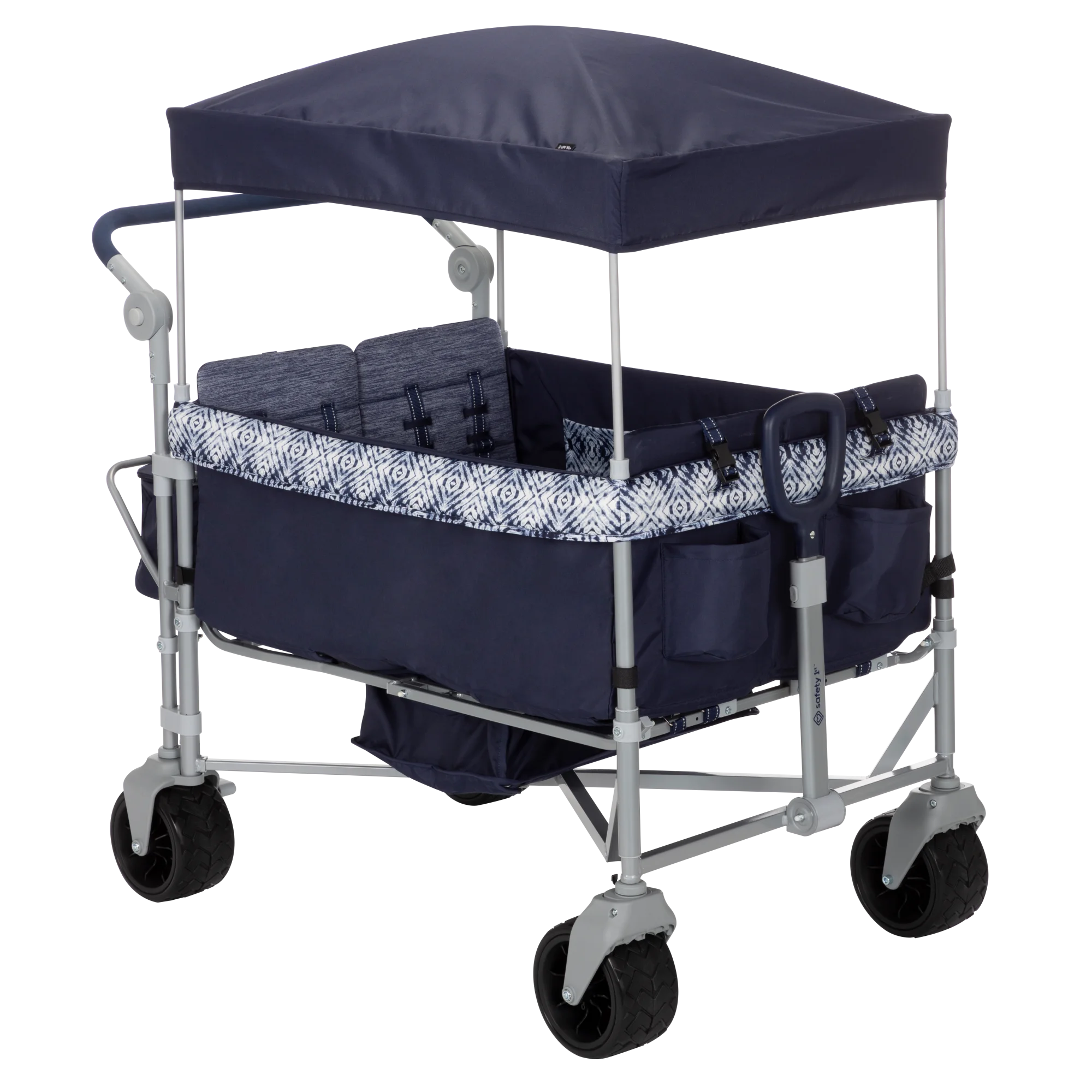 Safety 1st Summit Quad Wagon Stroller, Navy Ink,