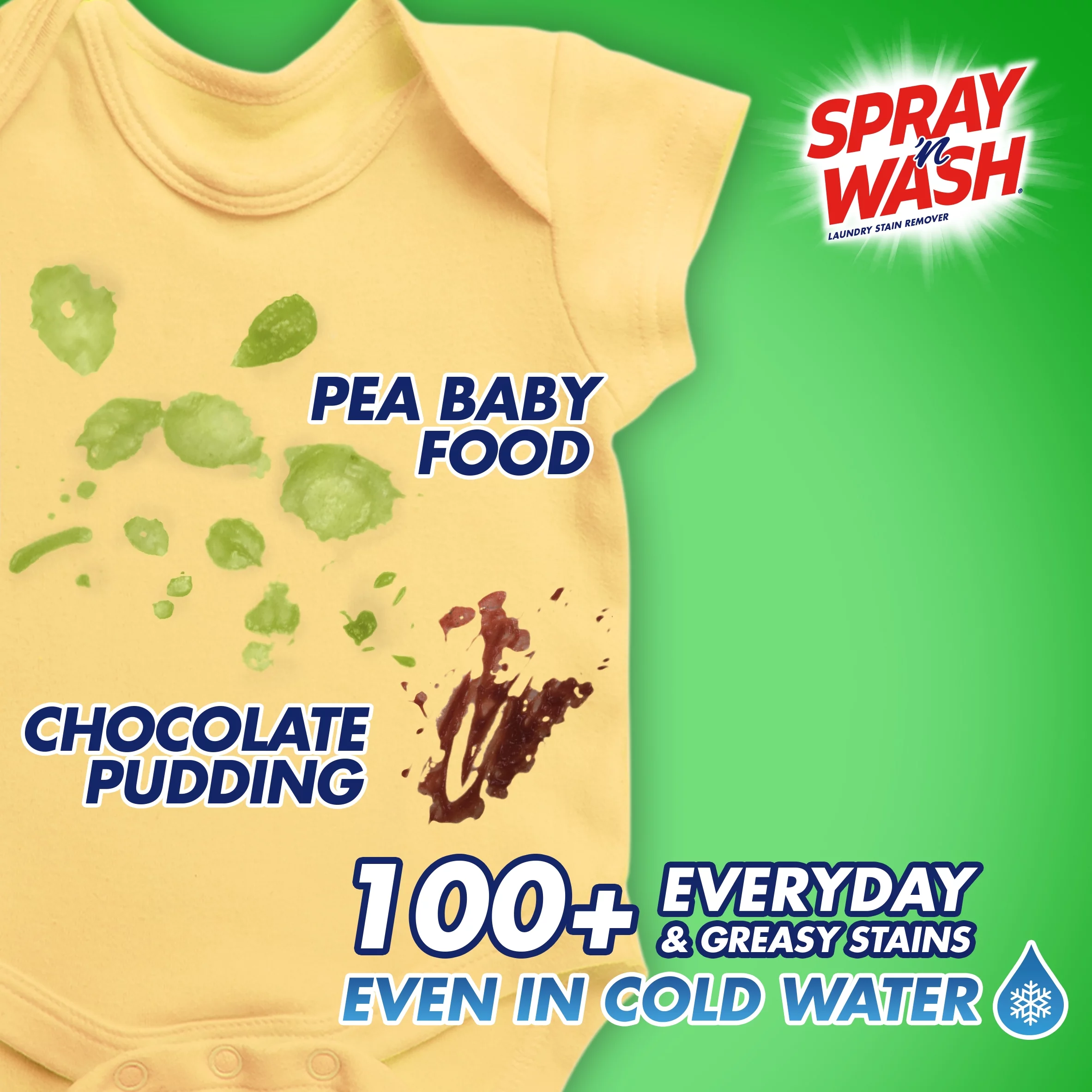 Spray 'n Wash Pre-Treat Laundry Stain Remover, 22 FL Oz Bottle (Pack of 4)