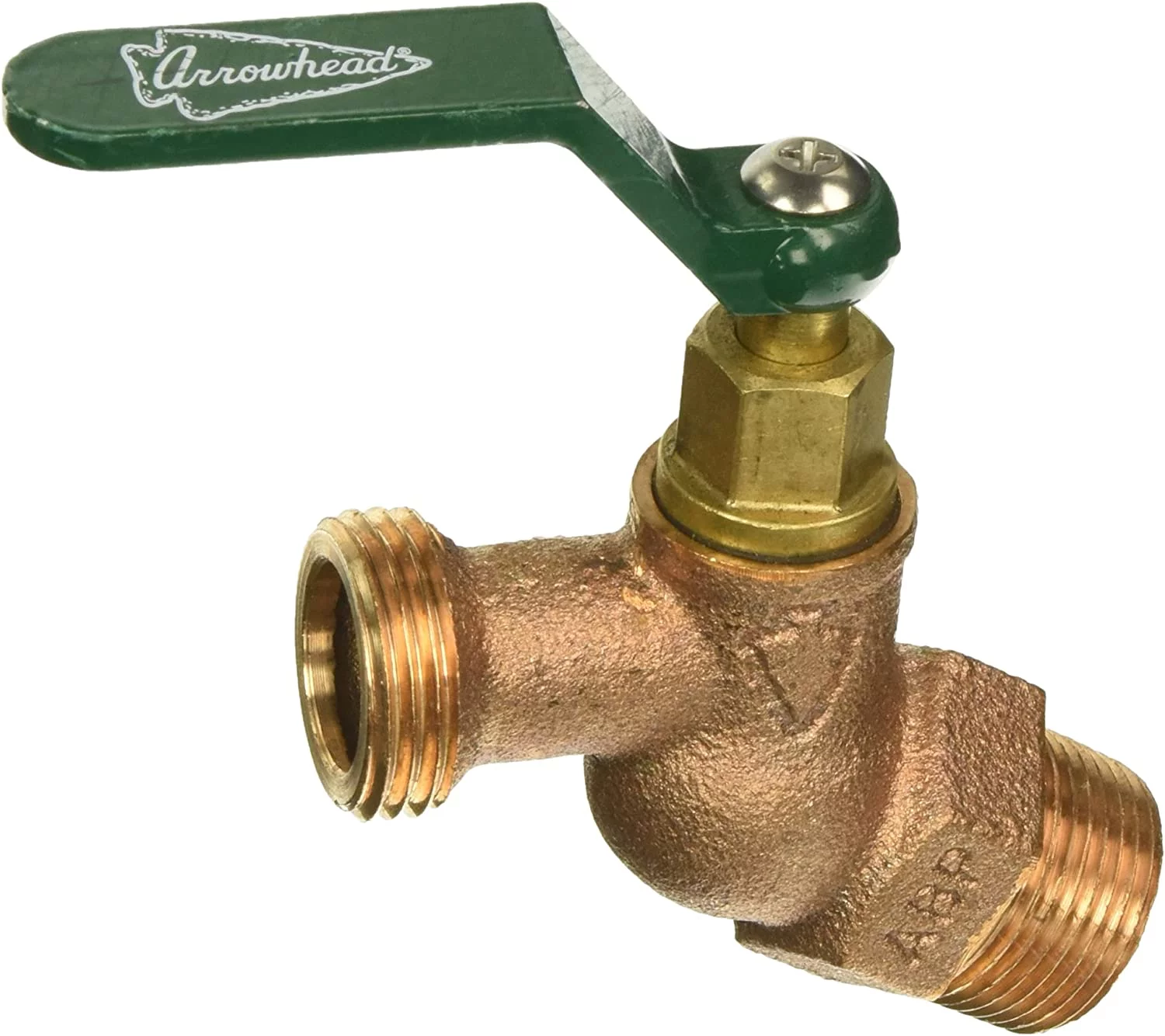 ARROWHEAD BRASS & PLUMBING 351QTLF 3/4MIPx3/4 Hose Bibb