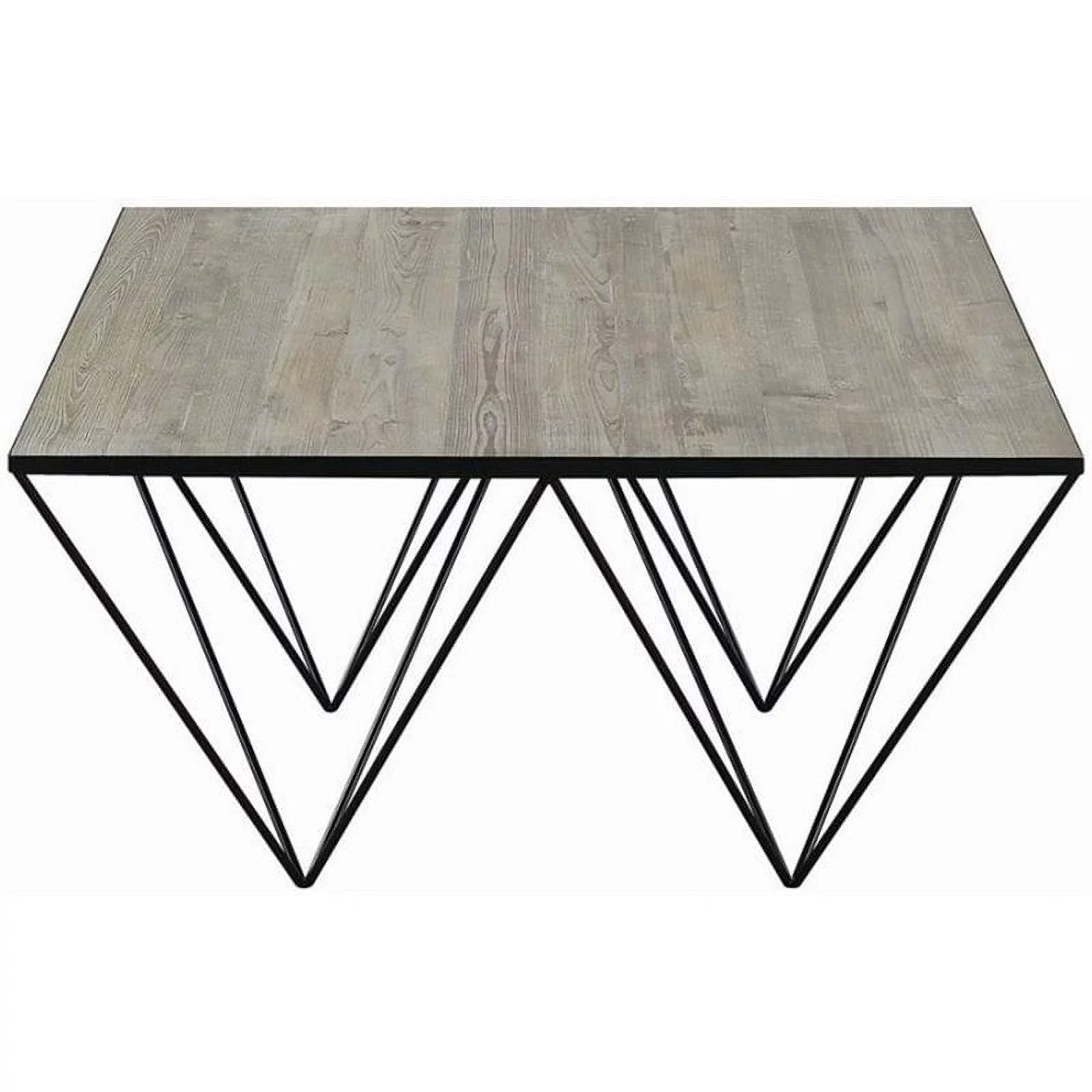 Industrial Whitewash Natural Coffee Table