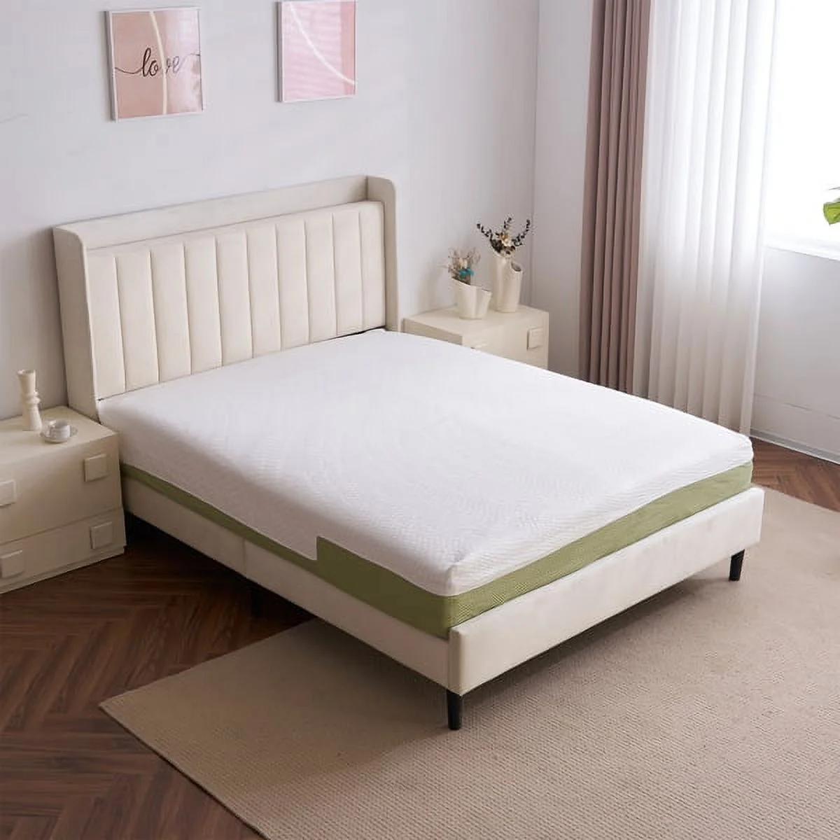 SYTHERS Full Size Mattresses, 10 Inch Hybrid Mattress in a Box with Gel Memory Foam, Medium Firm Mattress Breathable Comfortable for Sleep Supportive and Pressure Relief