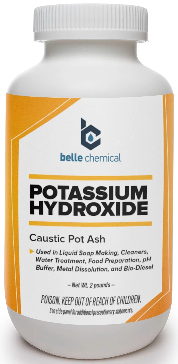 Potassium Hydroxide (Food Grade) 2 Pound Jar