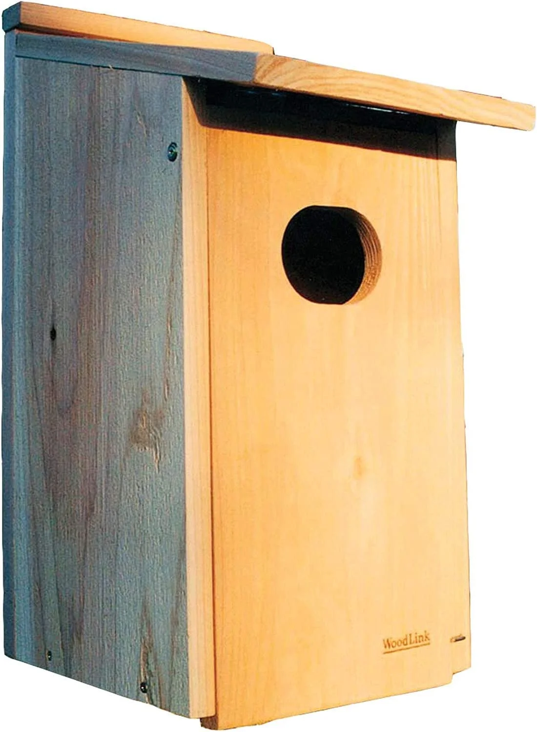 WD1 Wood Hanging Nesting House Box With 4 X 3-Inch Oval Entrance Hole For Marshlands (2 Pack)