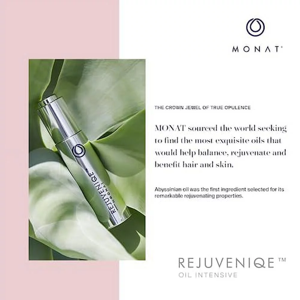 MONAT REJUVENIQE® Oil Multi-Purpose Hair & Skin Treatment with 13+ Natural Plant and Essential Oils, Hydrates and Strengthens, 30 ml (1.0 fl.oz.)