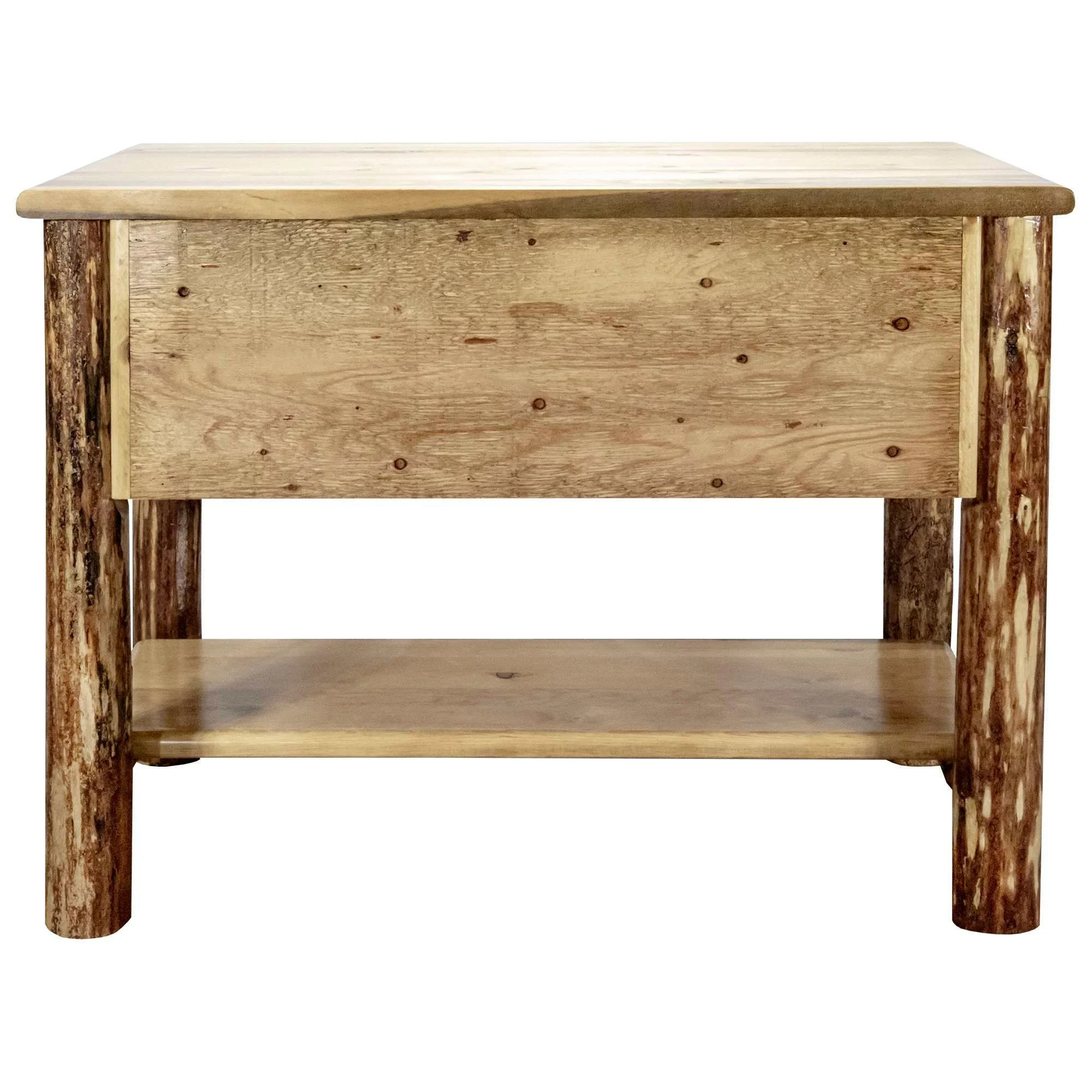 Glacier Country Collection Console Table w/ 2 Drawers