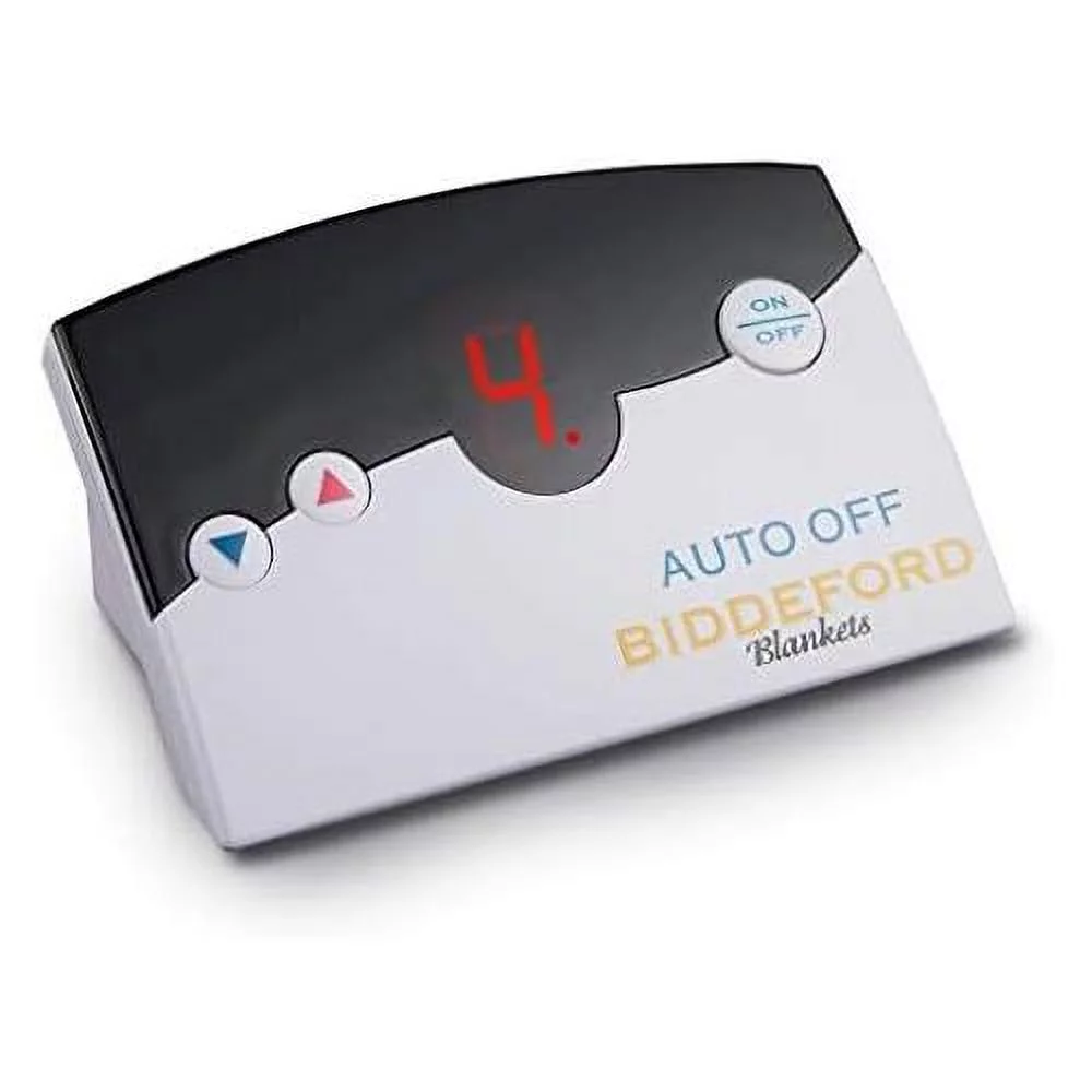 quilted electric heated mattress pad with digital controller, king, white