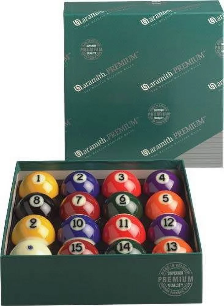 Aramith Pure Phenolic Premium Pool Balls Regulation Belgian Made Billiard Ball Set