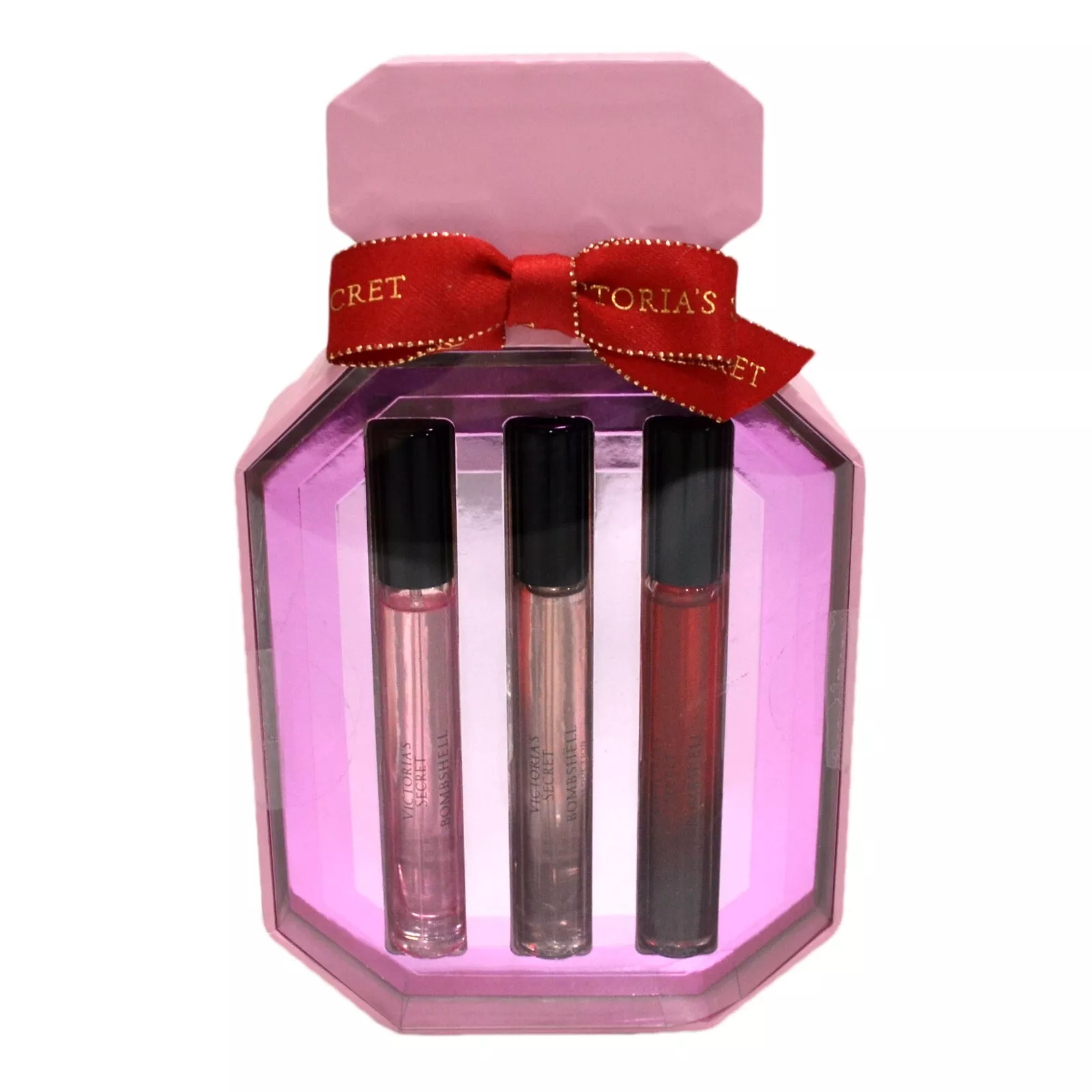 Victoria's Secret 3 Piece Perfume Gift Set Travel Size Bombshell Spray Giftset