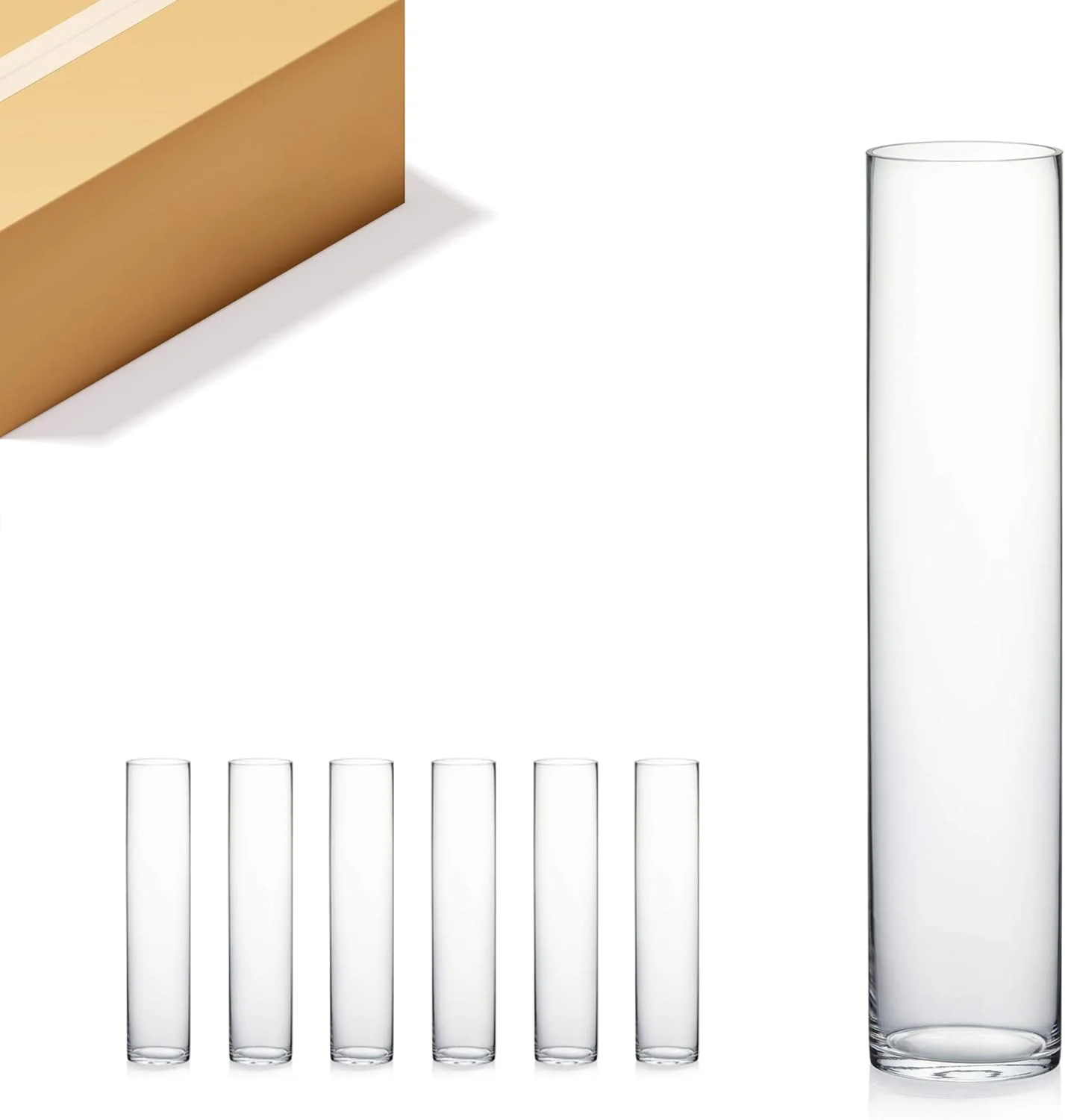 WGV Cylinder Vase Bulk, Diameter 5