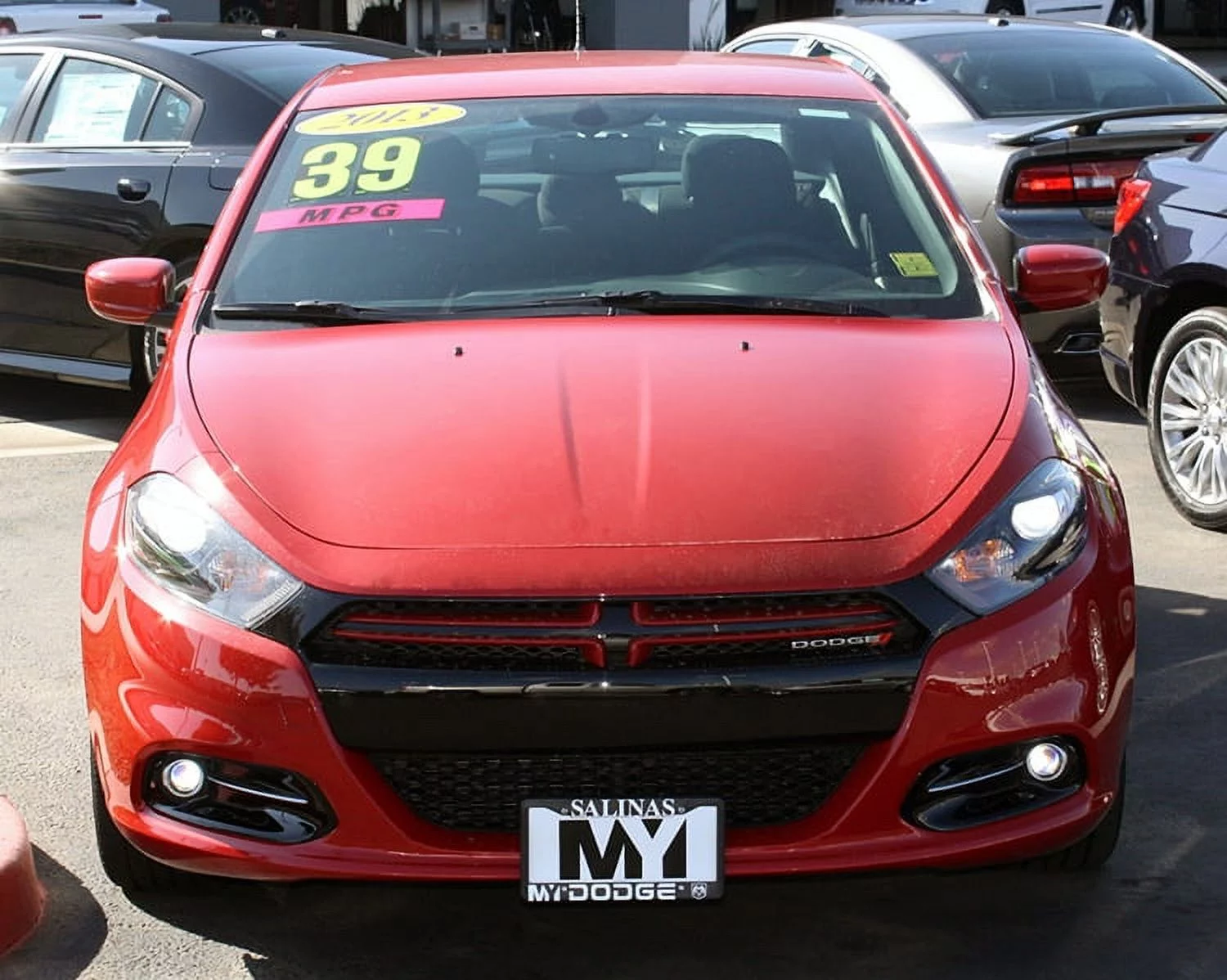 STO N SHO Front License Plate Bracket Compatible with 2013-2016 Dodge Dart (SNS7)