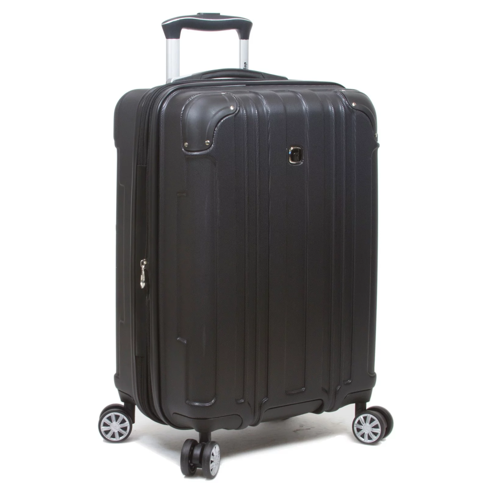 Dejuno Kingsley New Generation 3-Piece Hardside Spinner Luggage Set - Black