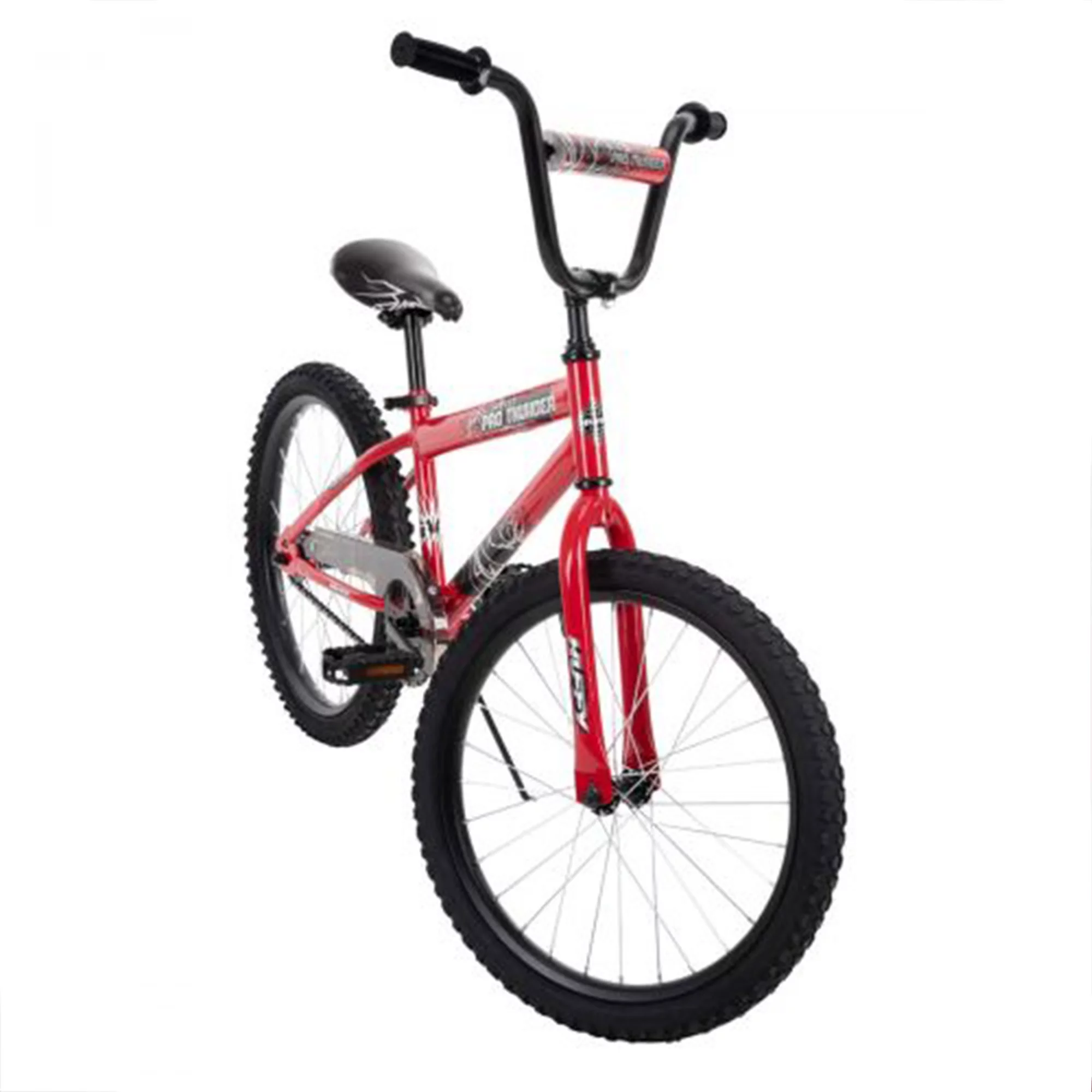 Huffy Pro Thunder 20 Inch Single Speed Kids Bike with Coaster Brakes, Red