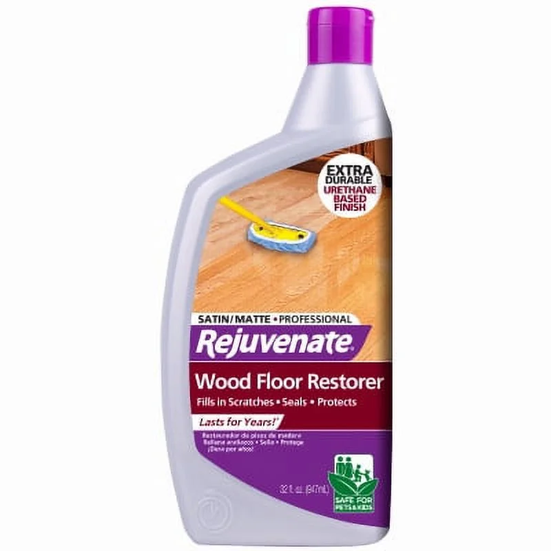 Rejuvenate 32 OZ Professional Satin Floor Finish For Wood Floors Only, Each