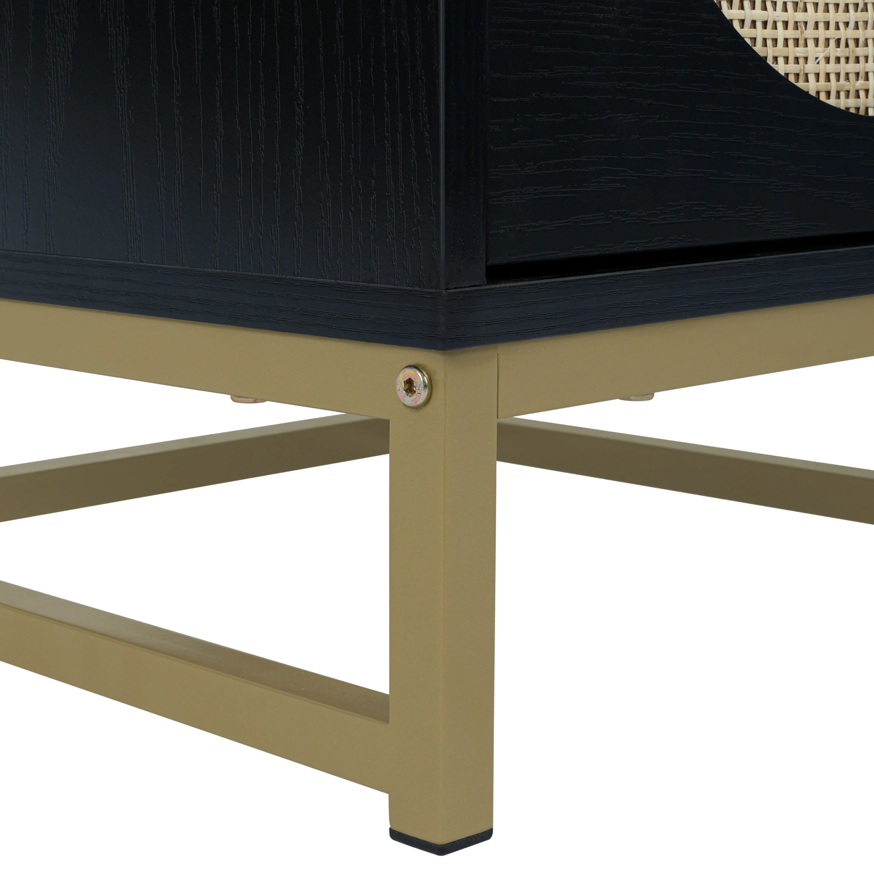 Allen 2 Drawer Nightstand - Black