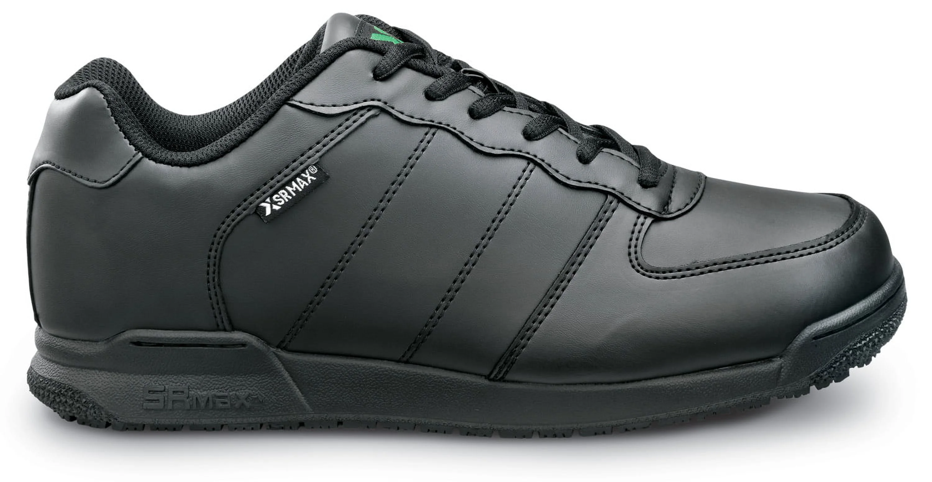 SR Max Maxton, Men's, Black, Athletic Style Soft Toe Slip Resistant Work Shoe. (13.0 M)