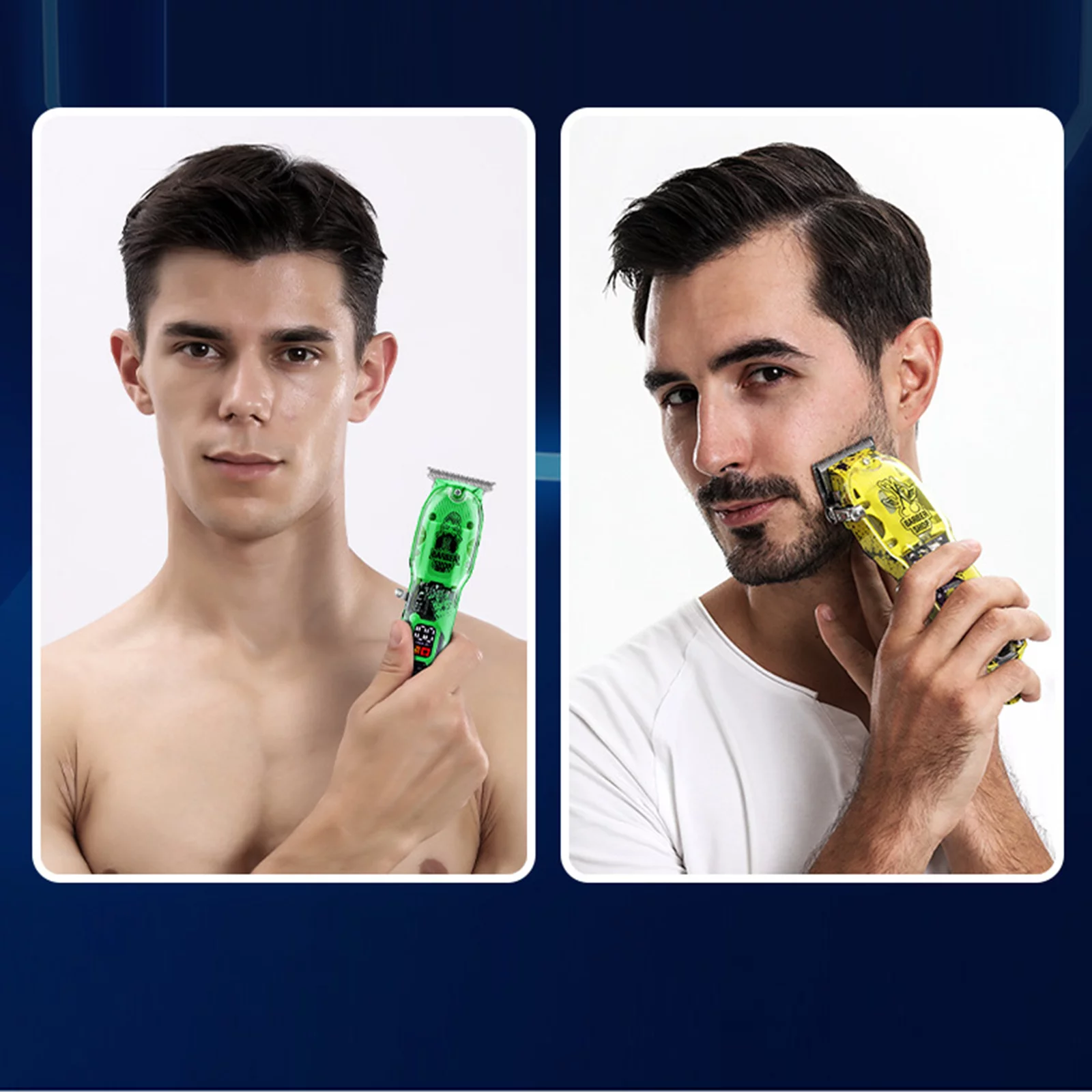 Walmeck Hair clippers,Haircut Cape Hair Kit 16 Combs Hair Clippers Kit Haircut Cape Clippers Hair Men's Combs Hair Kit Men's Haircut Kit Hair Comb Hair Kit Haircut Comb Salon Barbers