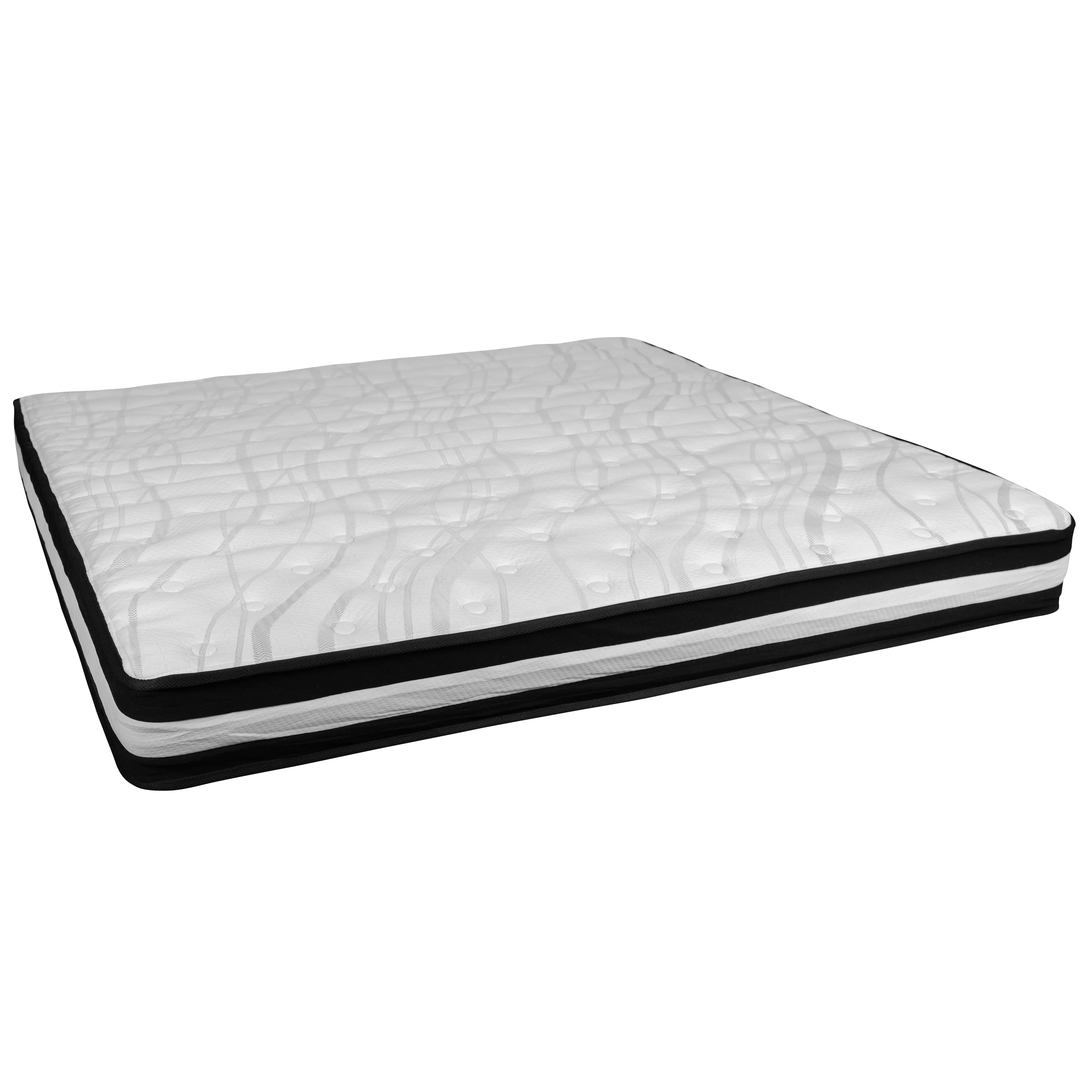 Flash Furniture Millennium Comfort 10 Inch Foam and Pocket Spring Firm Mattress, King Mattress in a Box