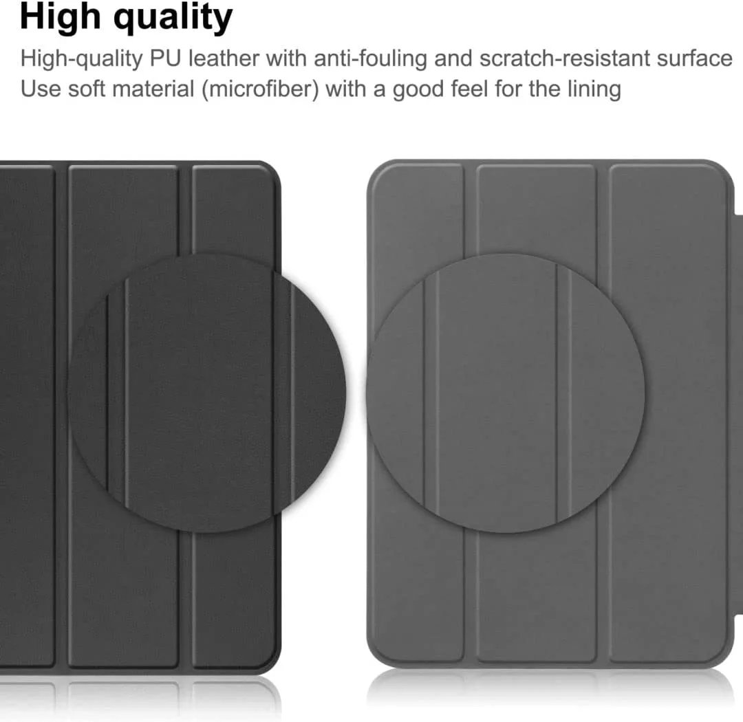 zukof iPad 10 Smart Stand Case with Magnetic Closure, Auto sleep/wake Slim Protective Cover for iPad 10th Generation (2022 Release) 10.9 Inch(Black)