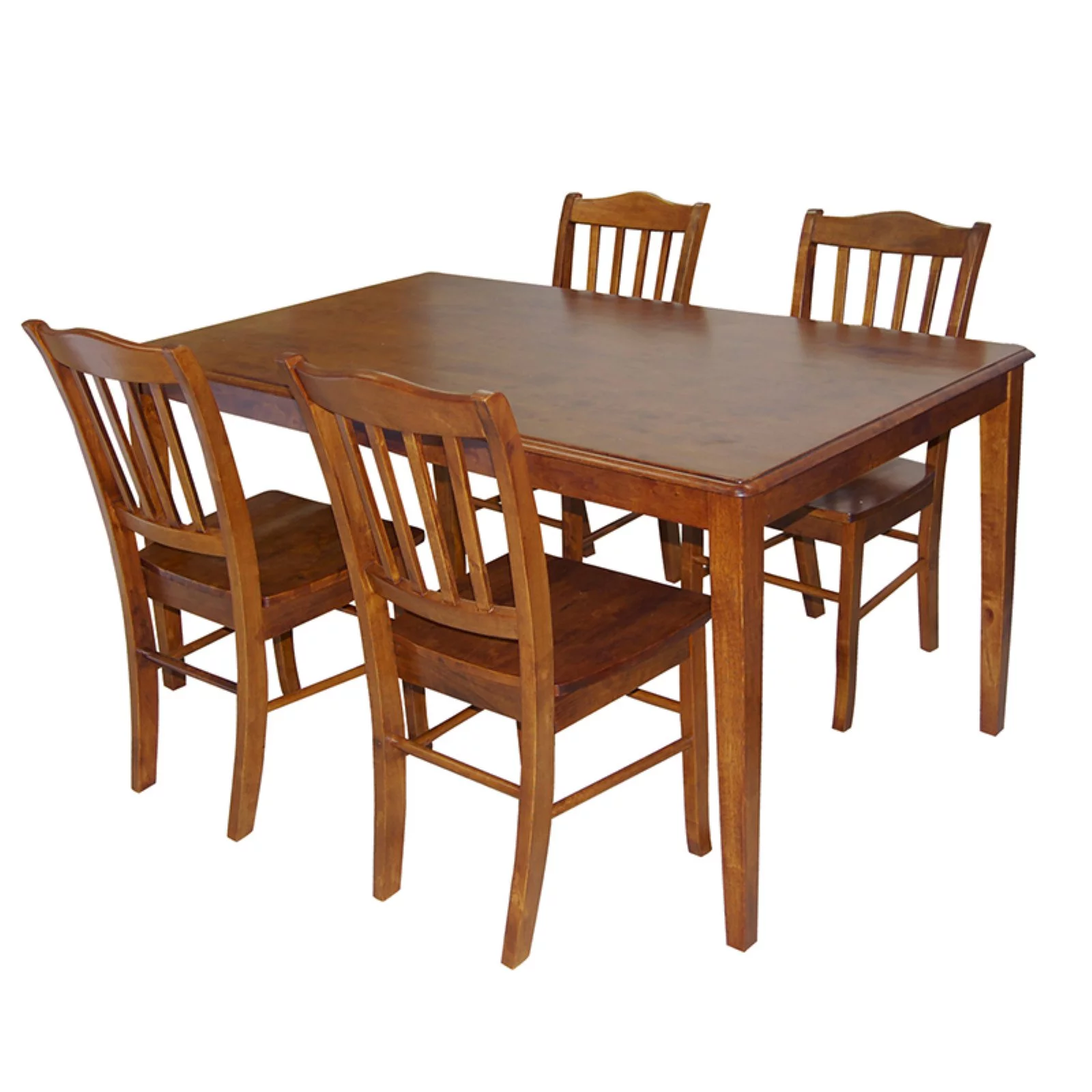 Boraam 5pc Shaker Dining Set, Walnut