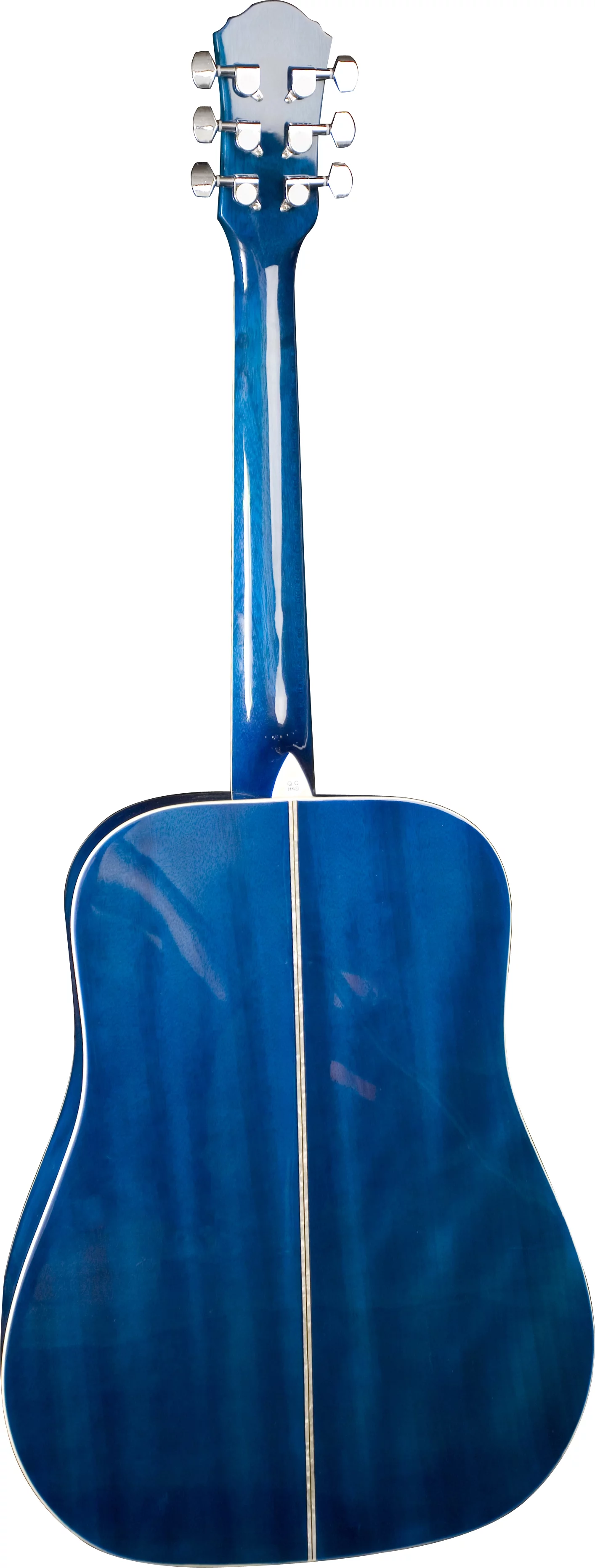 Oscar Schmidt OG1TBL 3/4 Size Dreadnought Acoustic Guitar (High Gloss Blue)