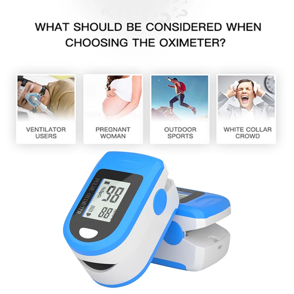 Genkent Fingertip Pulse Oximeter (Blue)