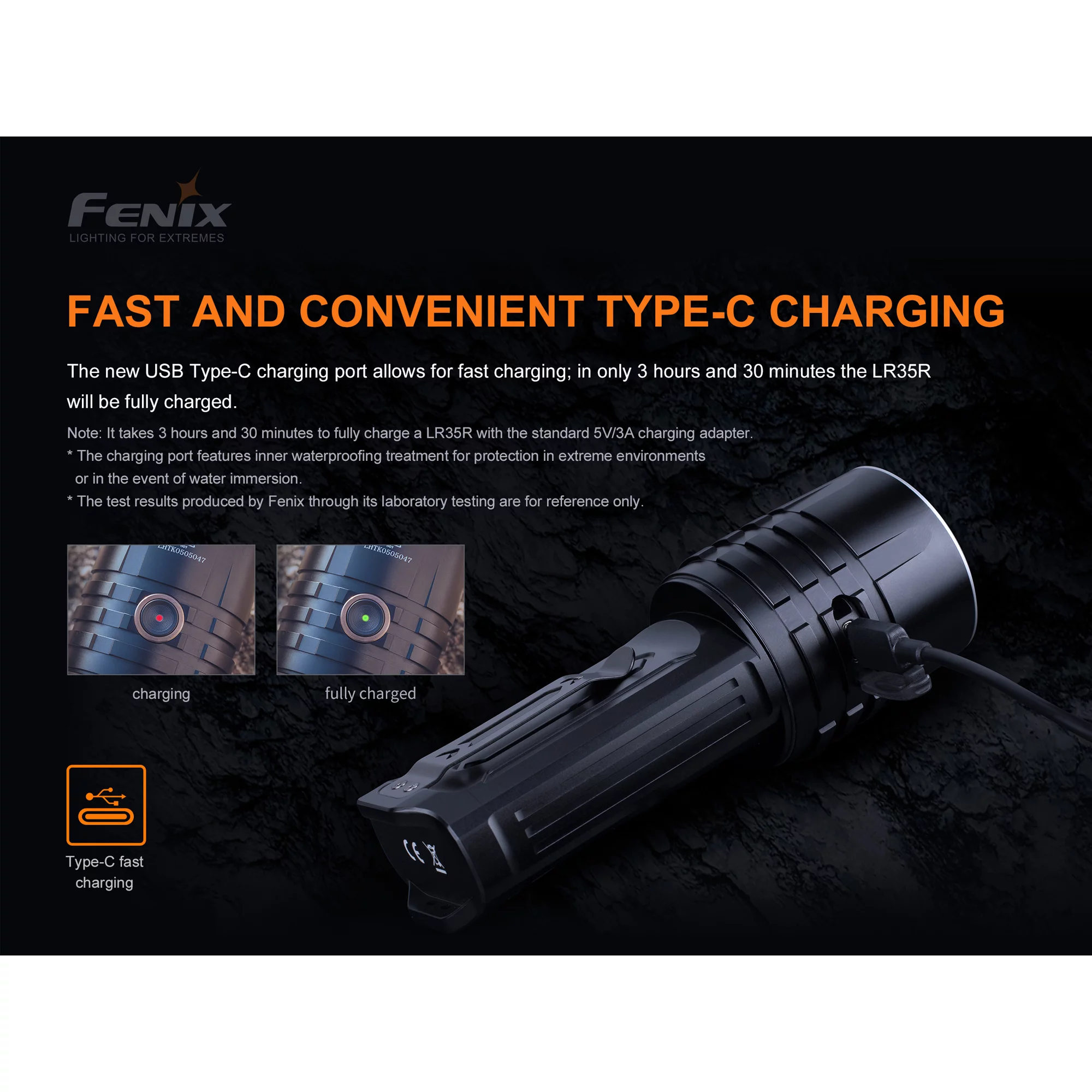 Fenix LED 10000 Lumens Flashlight