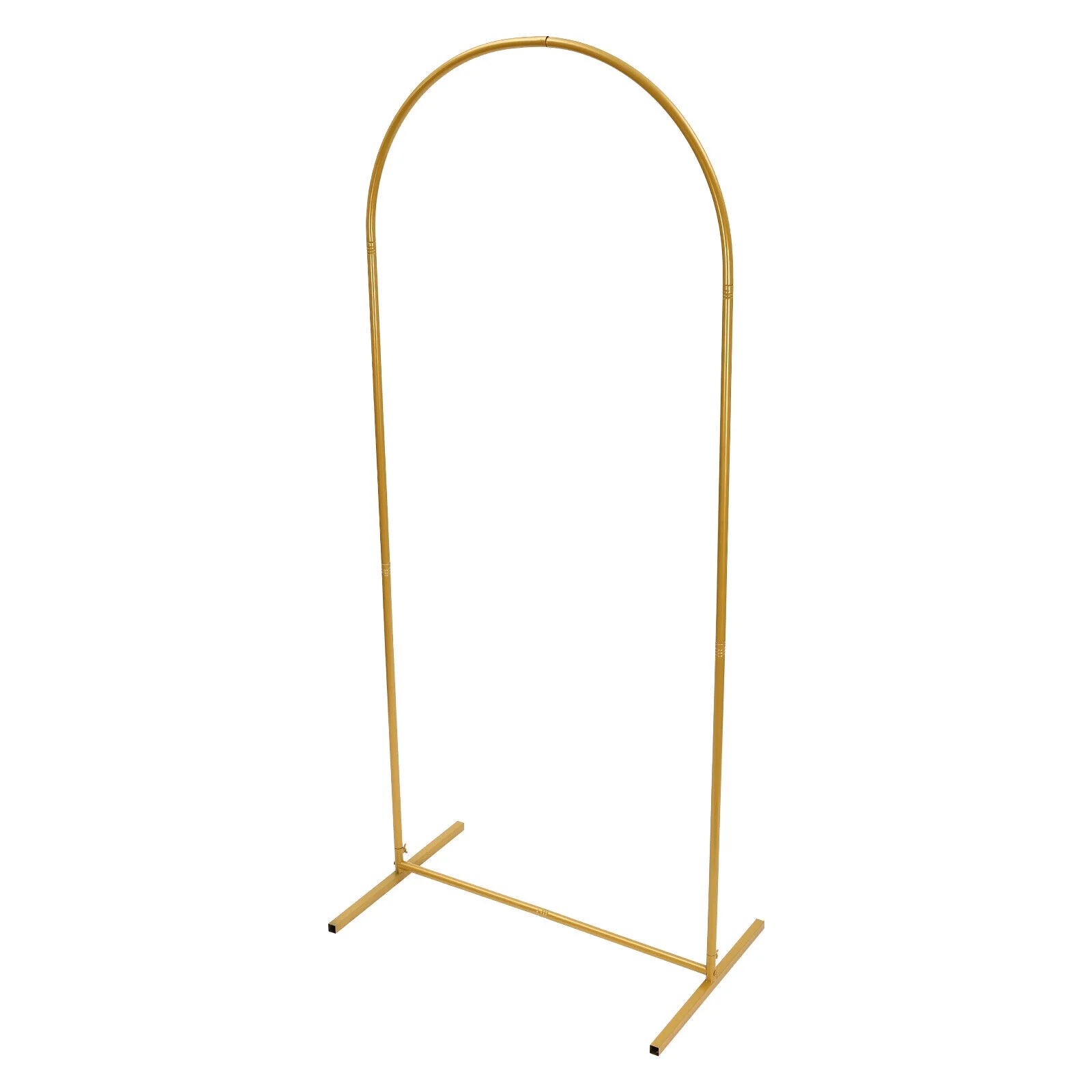 Wedding Arch Backdrop Stand 6ft Gold White Metal Arch Backdrop Stand 180*80 cm