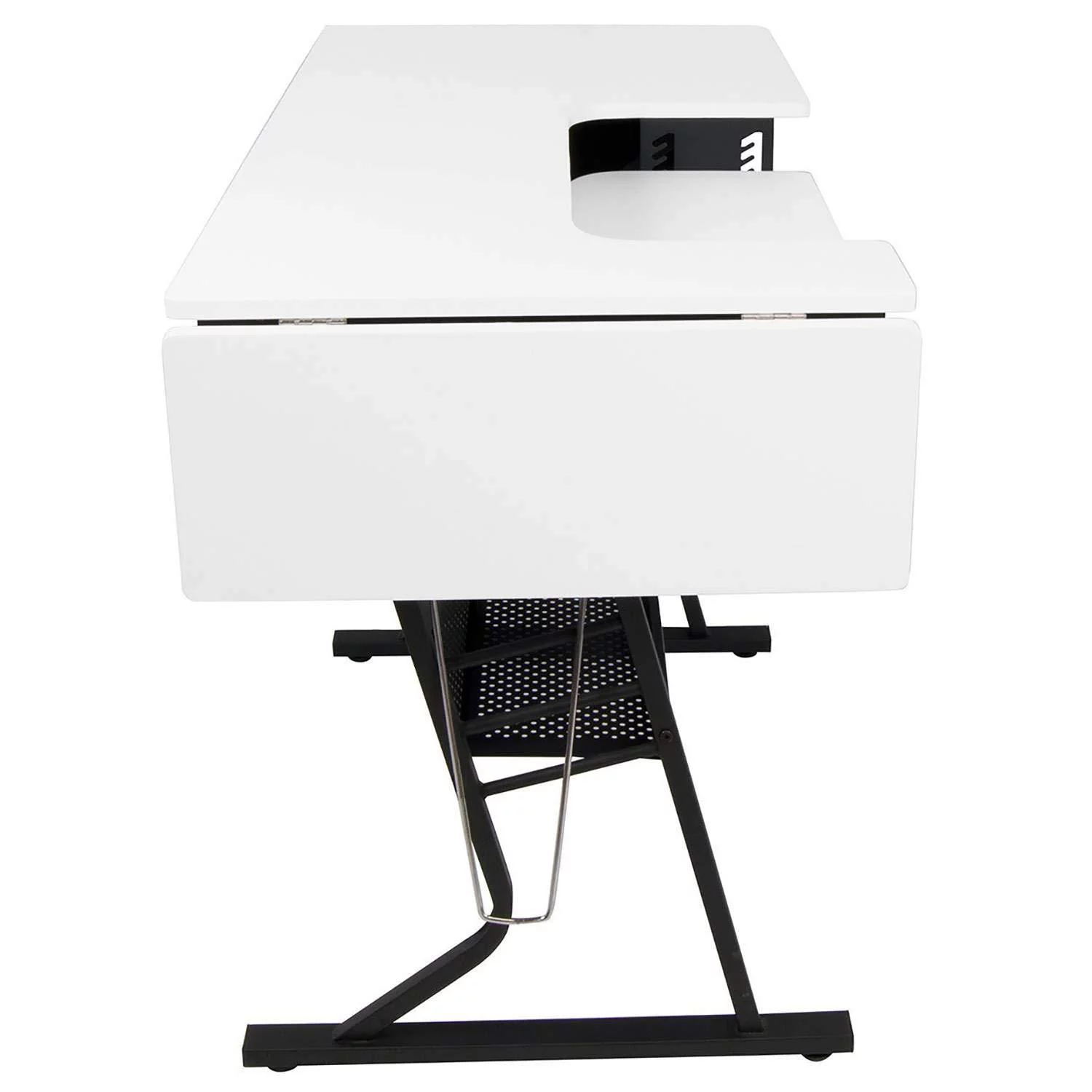 Studio Designs 13362 Eclipse Hobby Sewing Center In black / White Black/White