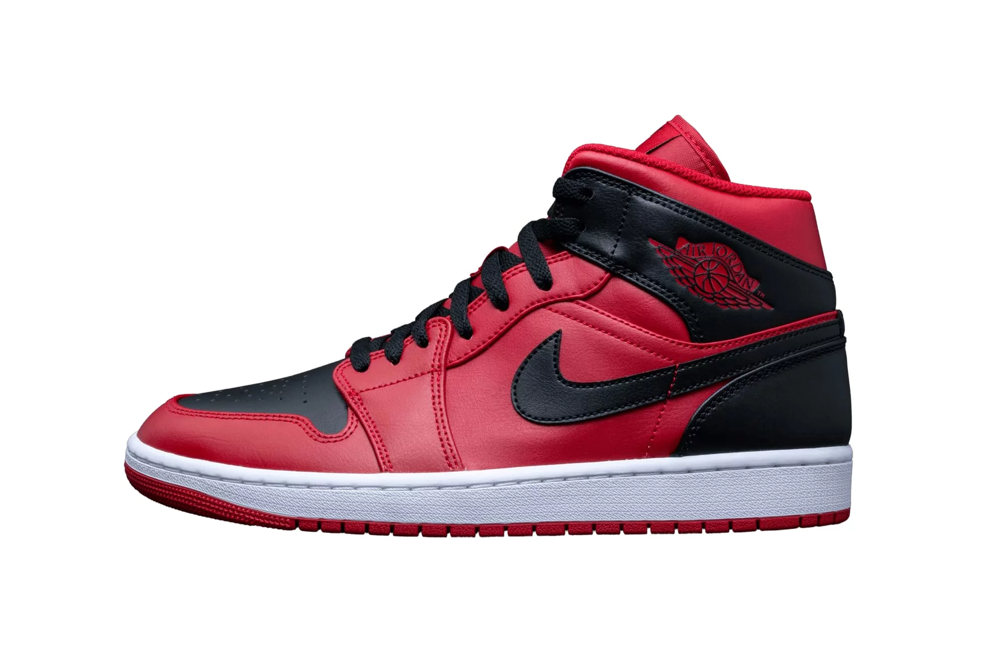 Jordan Mens Jordan 1 Mid 554724 660 Reverse Bred - Size 8