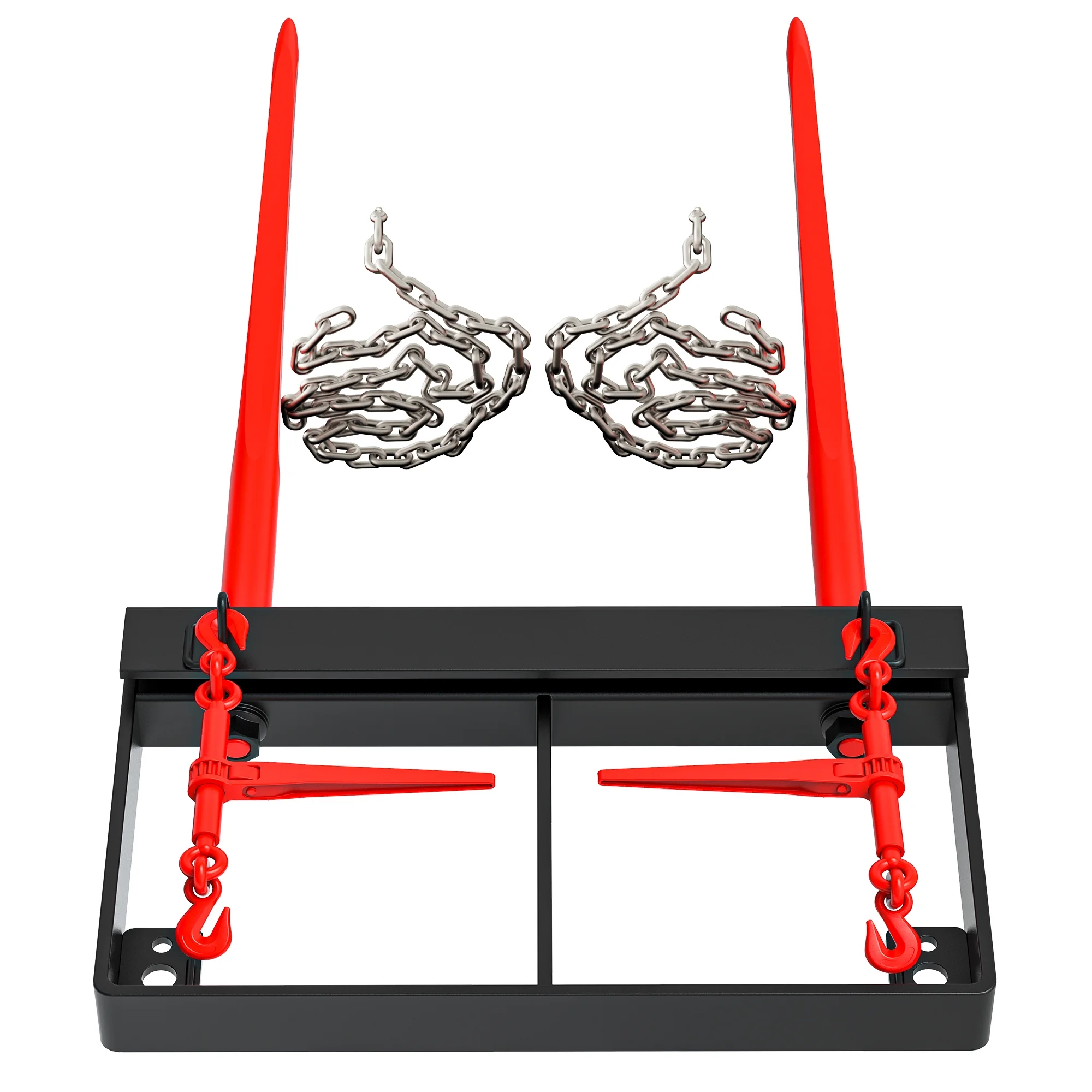 RVNI 49 inch Universal Hay Bale Spear Front Loader Tractor Bucket Attachment Mover Spike