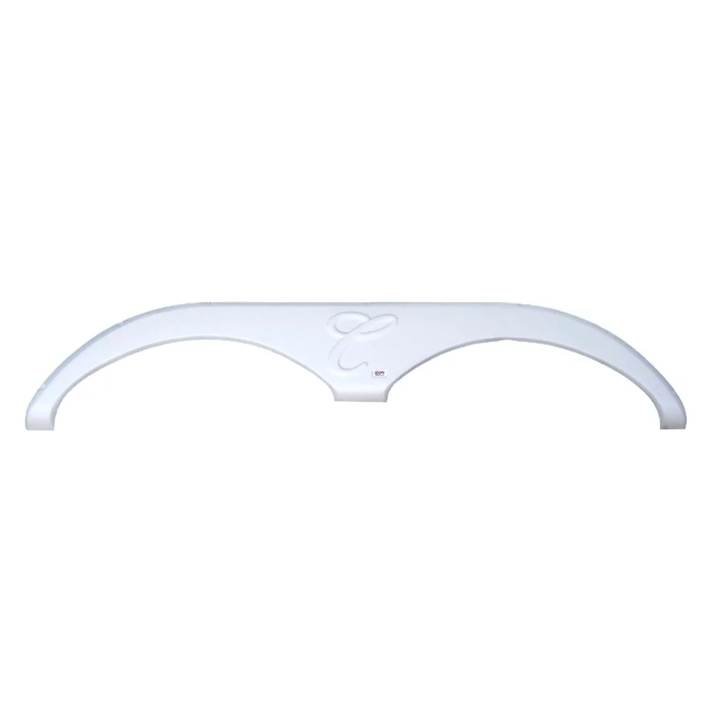 Icon 01655 Tandem Axle Fender Skirt FS785 for Forest River Cardinal - Polar White