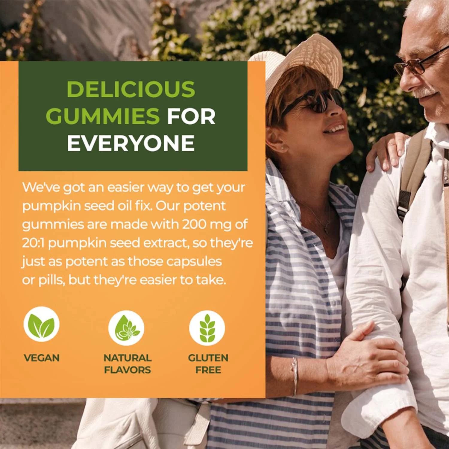 Coolkin PUMPKIN SEED OIL Gummies - Prostate,Urinary Tract Health,Hair Growth Promotion(30/60/100pcs)