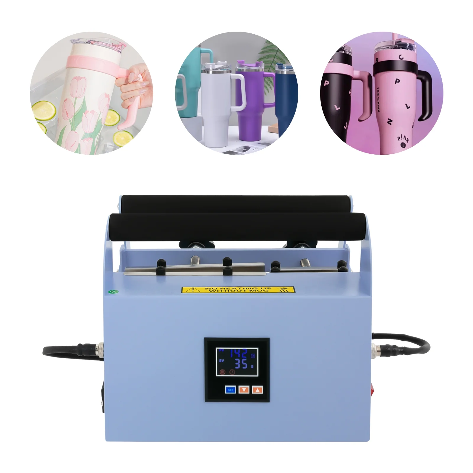 40OZ Tumbler Heat Press Machine,Mug Tumbler Press Machine Cup DIY Press Machine 500W