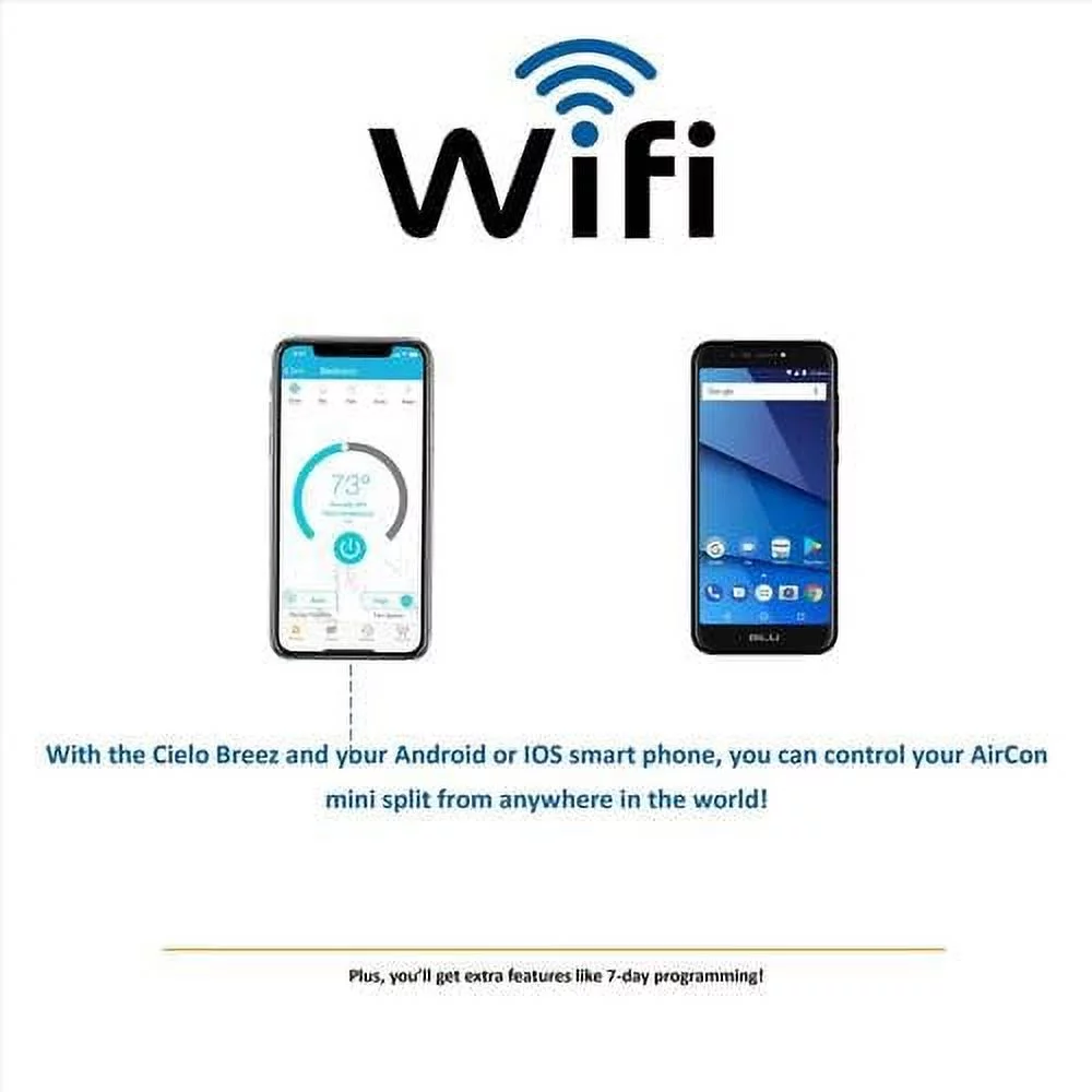 Cooper & Hunter Mini Split Air Conditioner Heat Pump 2 Zone 18000 24000 BTU