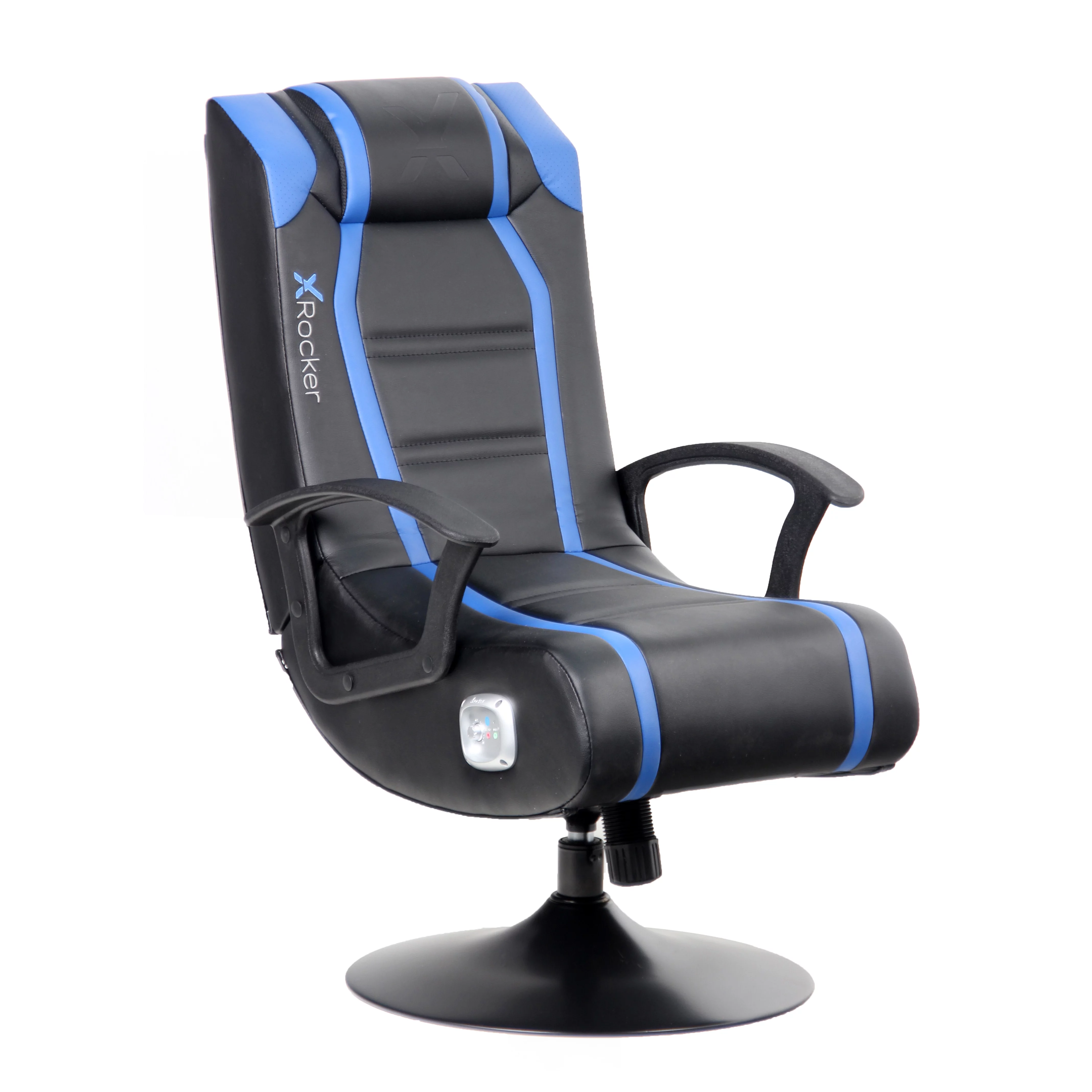 X Rocker Veleno 2.1 Junior Bluetooth Pedestal Gaming Chair - Blue