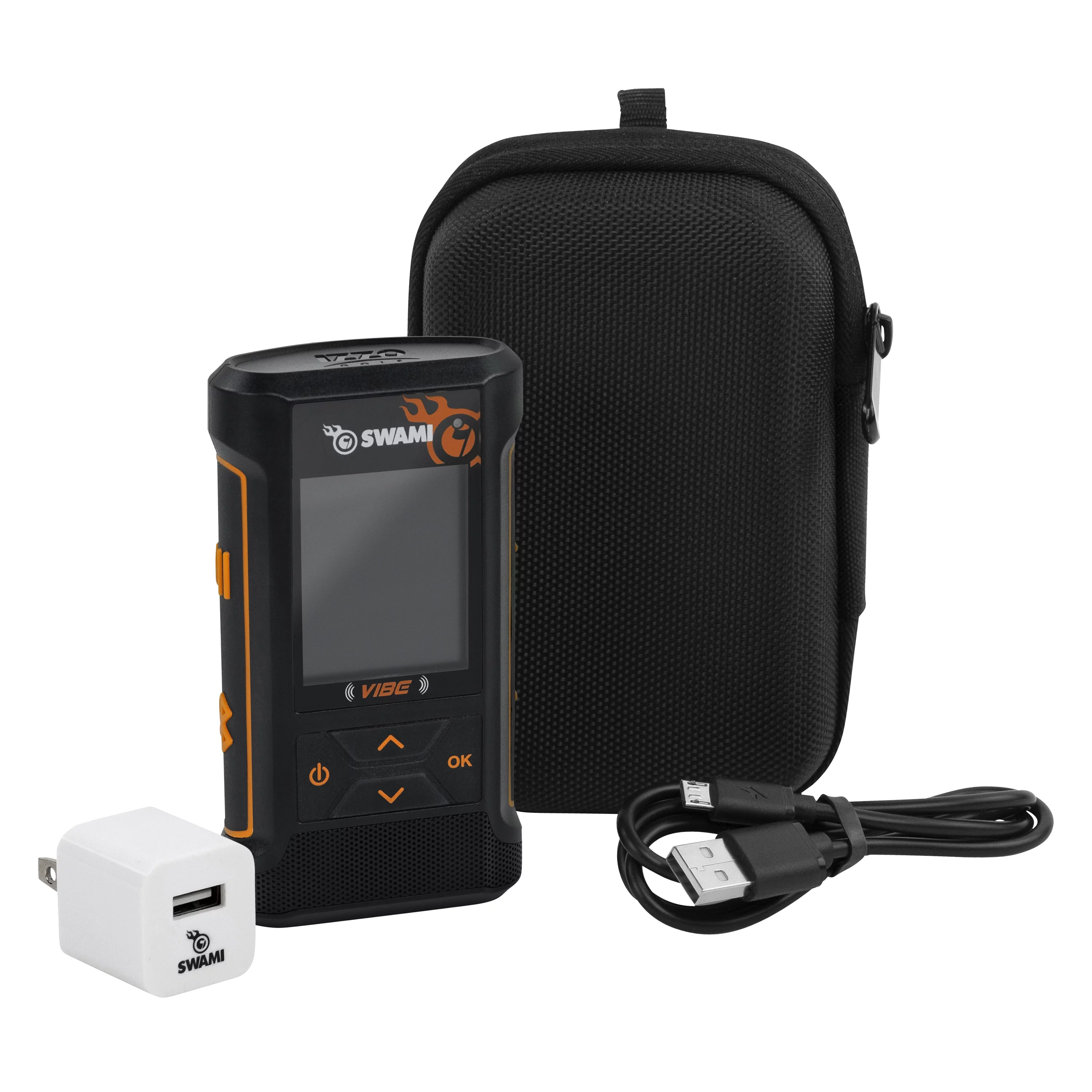 Izzo Golf Swami VIBE GPS Rangefinder with Bluetooth Speaker, Magnetic Cart Mount