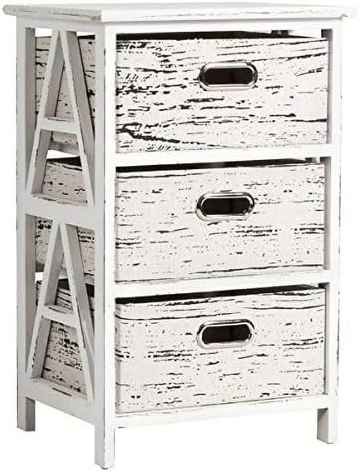 YPDRYGV Drawer Units W/ 3 Fabrics  Drawers and Wood Frame  Multiple Dresser Cabinet Chest Organizer Bins  Room  Bedroom Sofa Side End  Vertical Dresser  Tower (1)