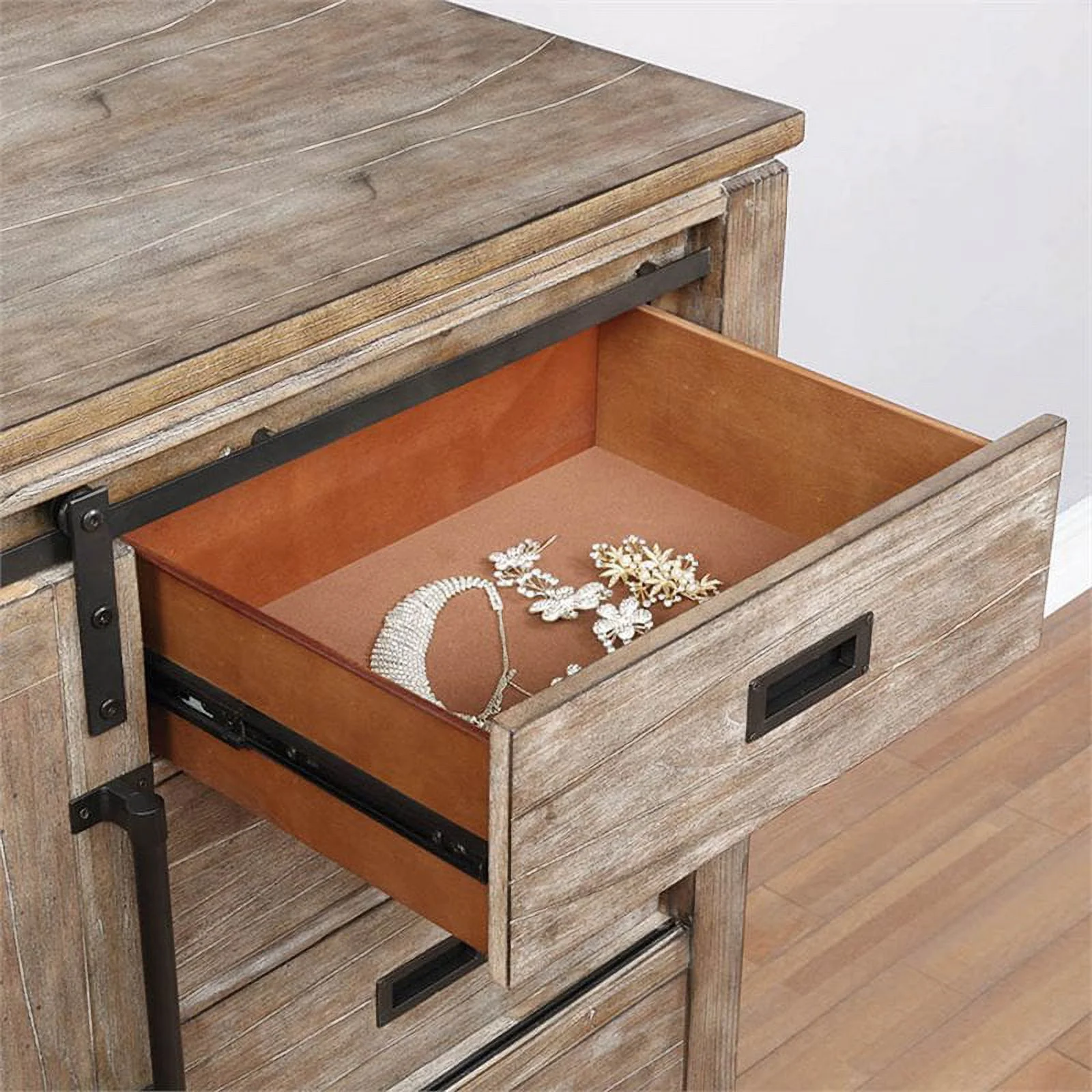 Coaster Meester 8-drawer Dresser Rustic Barn-Shape:Rectangular