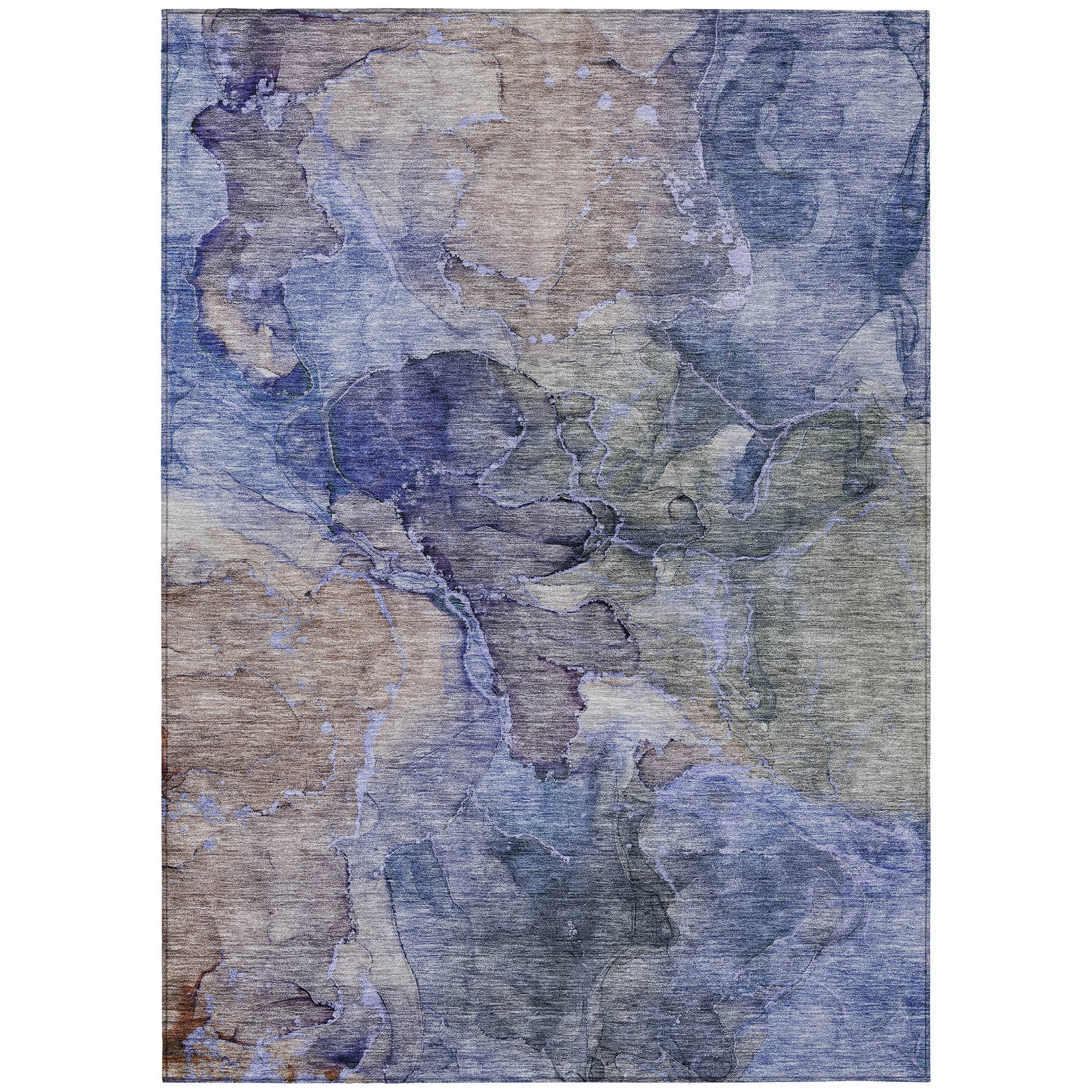 Addison Rugs Chantille ACN689 Blue 10' x 14' Indoor Outdoor Area Rug, Easy Clean, Machine Washable, Non Shedding, Bedroom, Entry, Living Room, Dining Room, Kitchen, Patio Rug