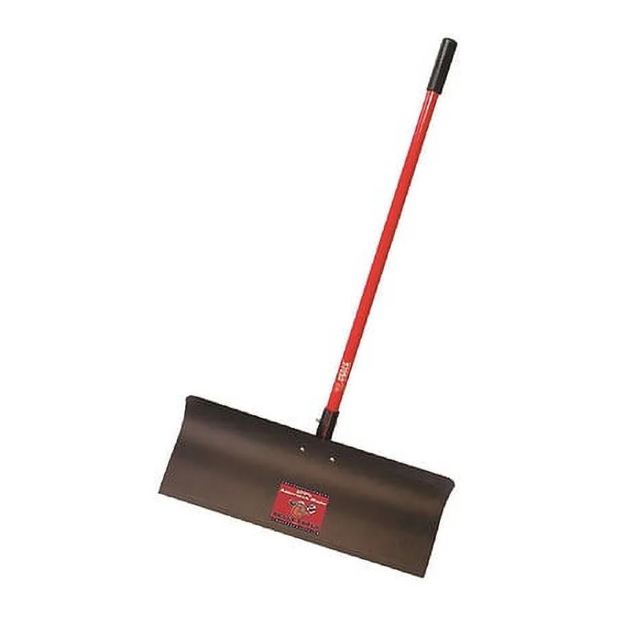 Bully Tools 92818 Steel Snow Pusher with Fiberglass Long Handle, 30
