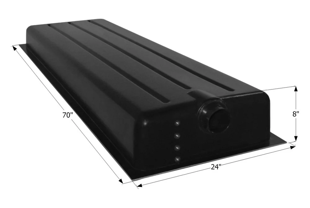 Icon Technologies 12426 - HT192B-ED 39 gal. Center End Drain Waste Holding Tank with 3