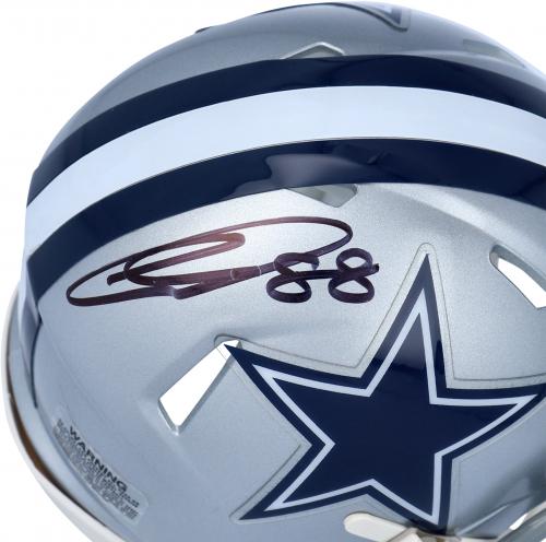 CeeDee Lamb Dallas Cowboys Autographed Riddell Speed Mini Helmet - Fanatics Authentic Certified