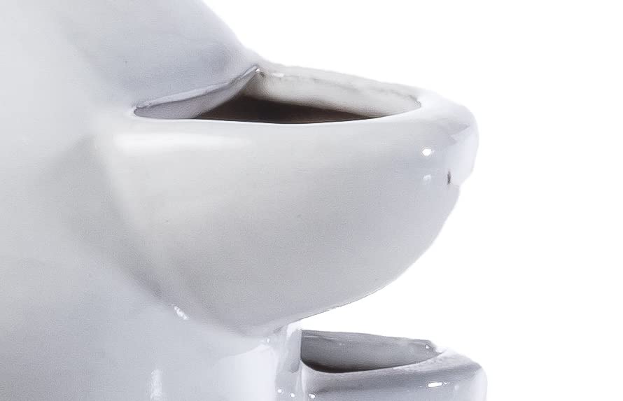 Alfresco Home 31-1535 Eight Pocket Ceramic Strawberry Jar-Lace Pottery