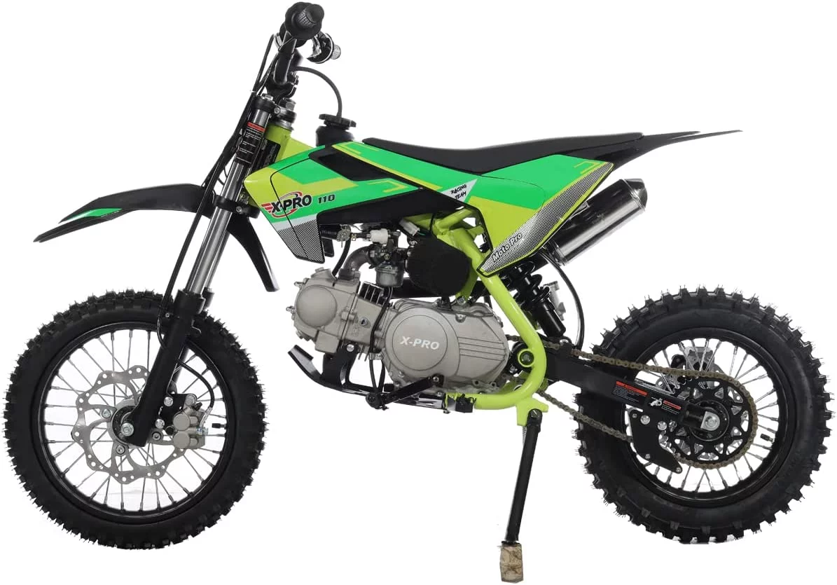 X-Pro Brand New 110cc Pit Dirt Bike, with Semi-Automatic Transmission Big Kick Start 14