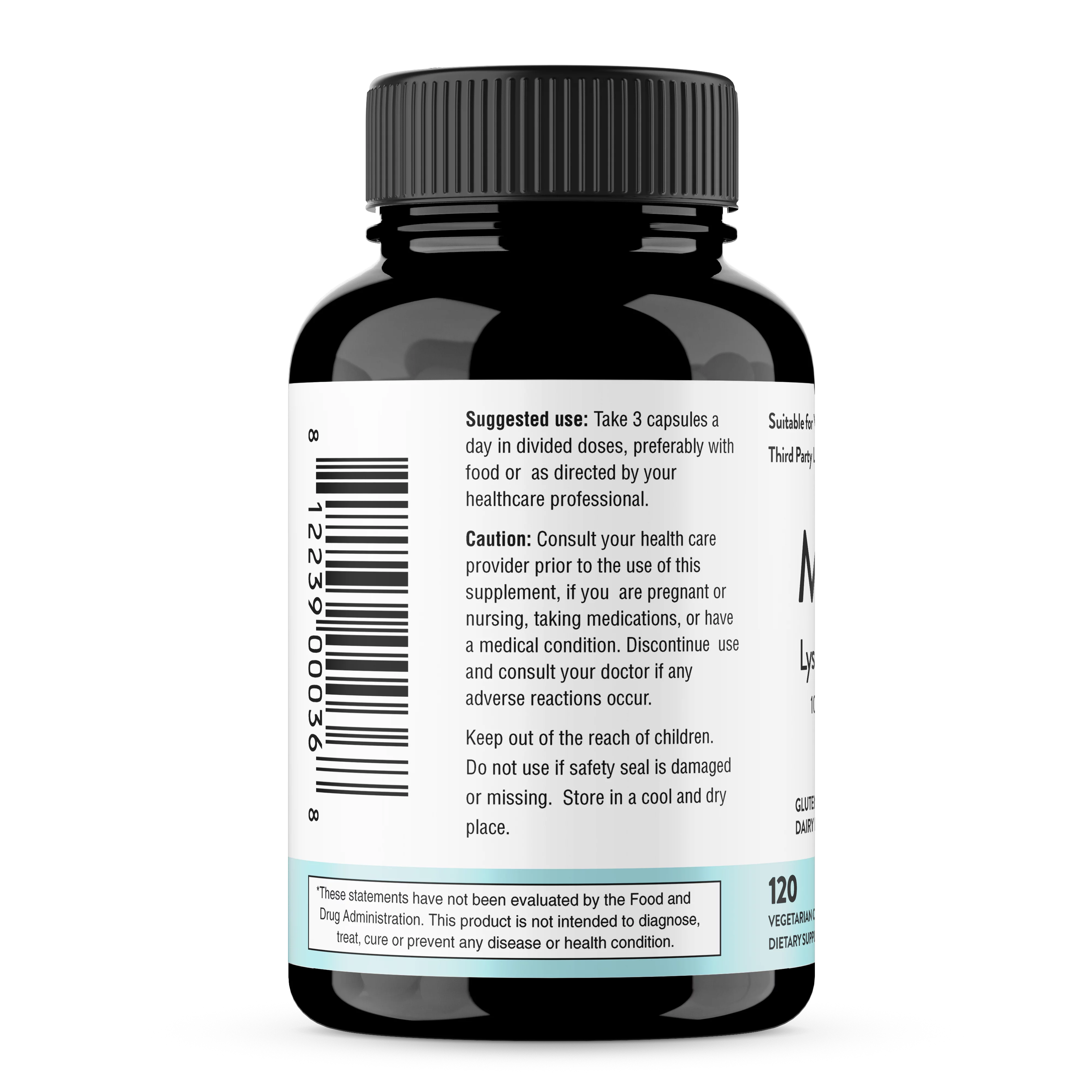 Sandhu's Magnesium Lysinate Glycinate, Muscle Health & Relaxation Support, 220mg per Serving, 120 Ct