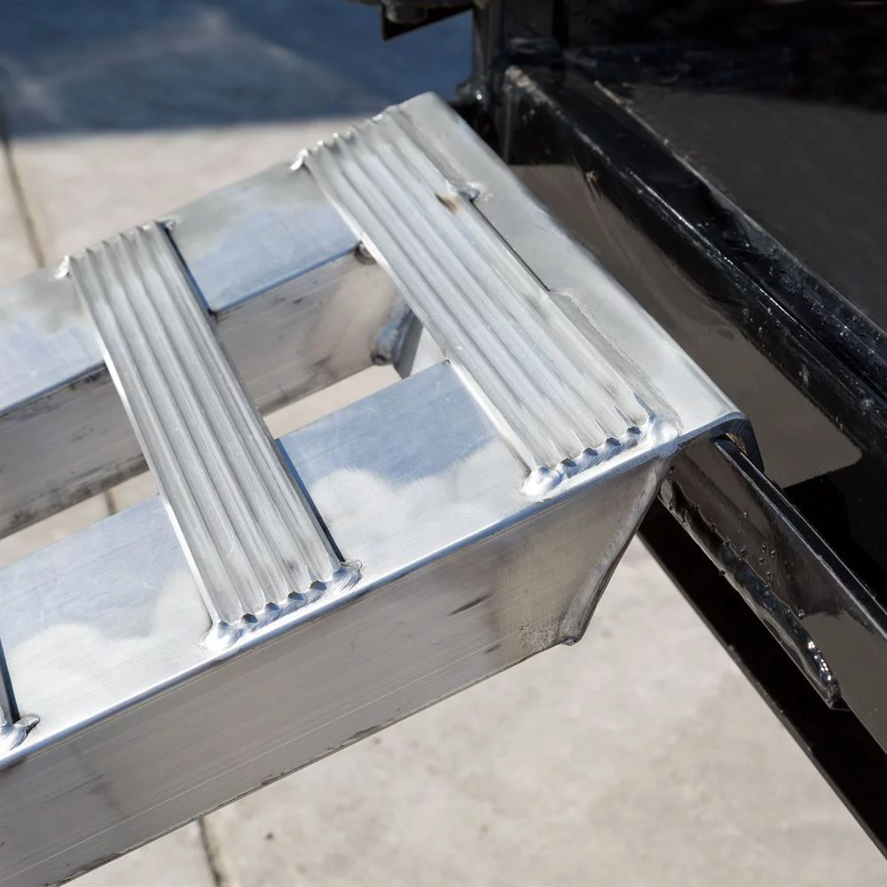 8,000 lbs per Axle - Heavy Duty Hook-End Equipment Ramp